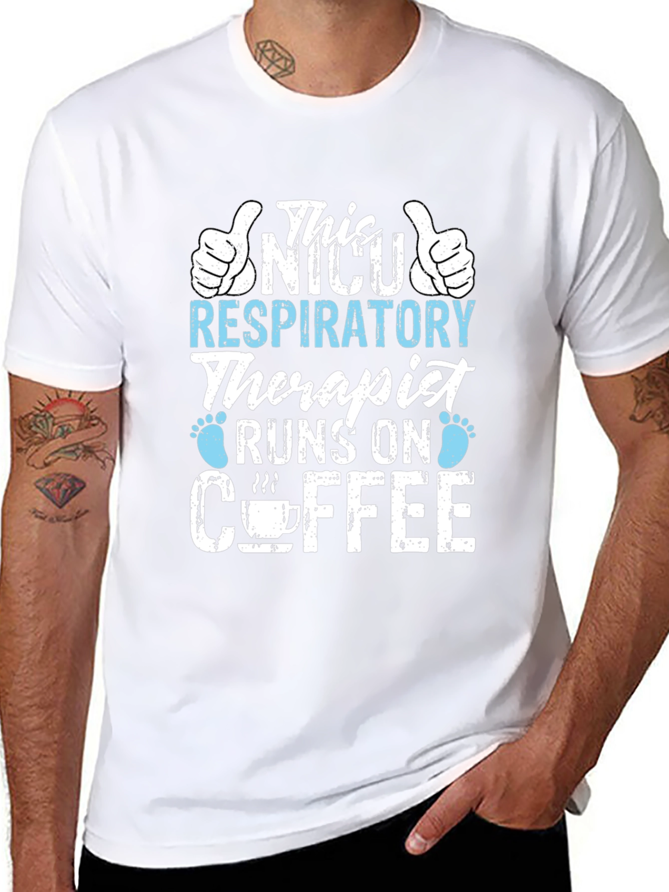 NICU Respiratory Therapist Coffee T-Shirt