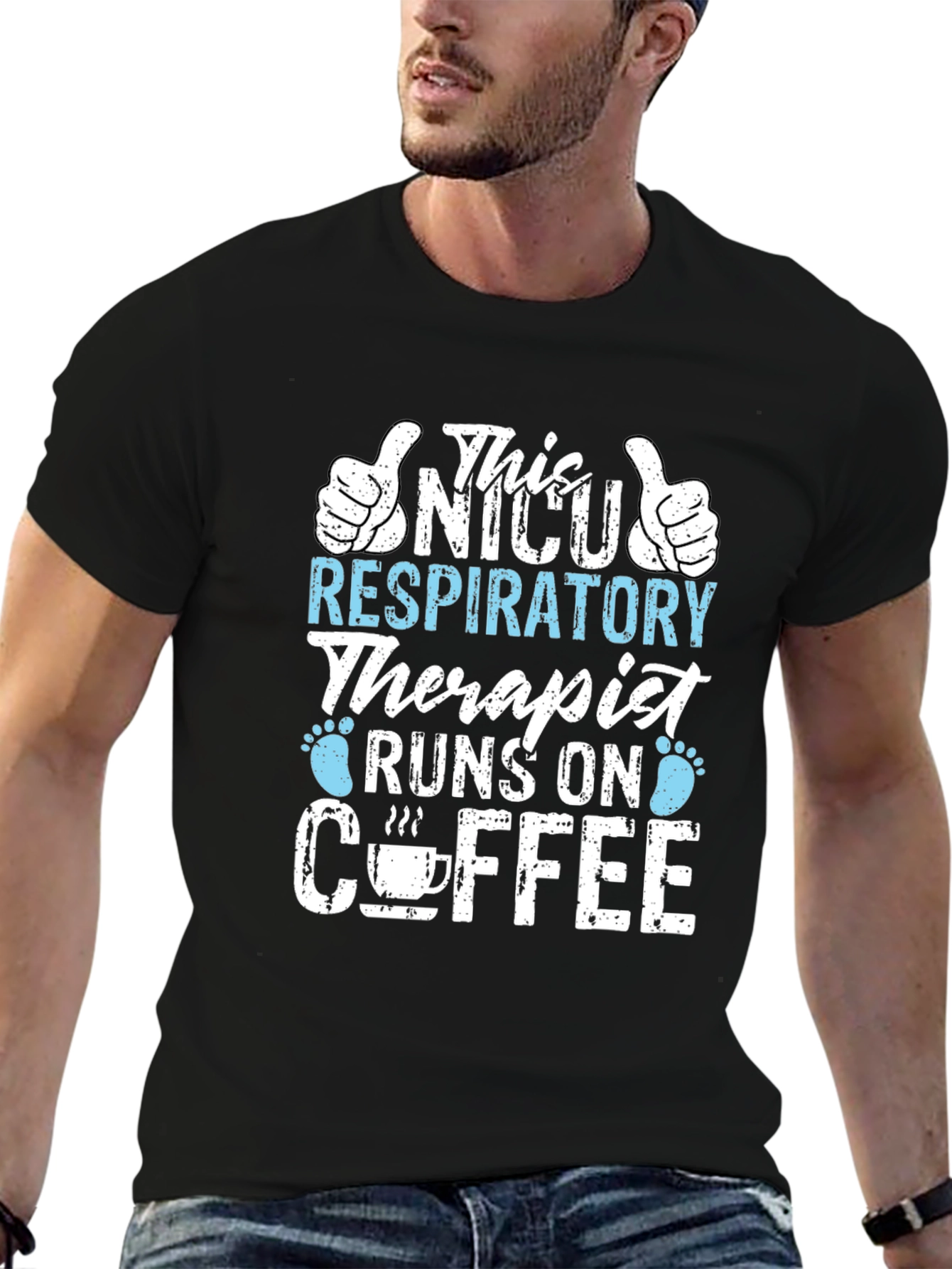 NICU Respiratory Therapist Coffee T-Shirt