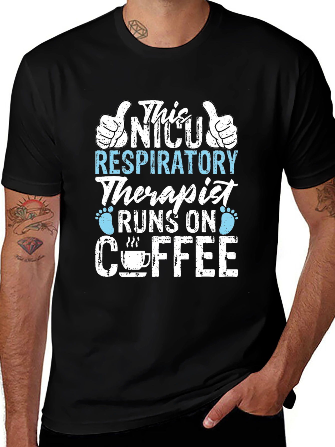 NICU Respiratory Therapist Coffee T-Shirt