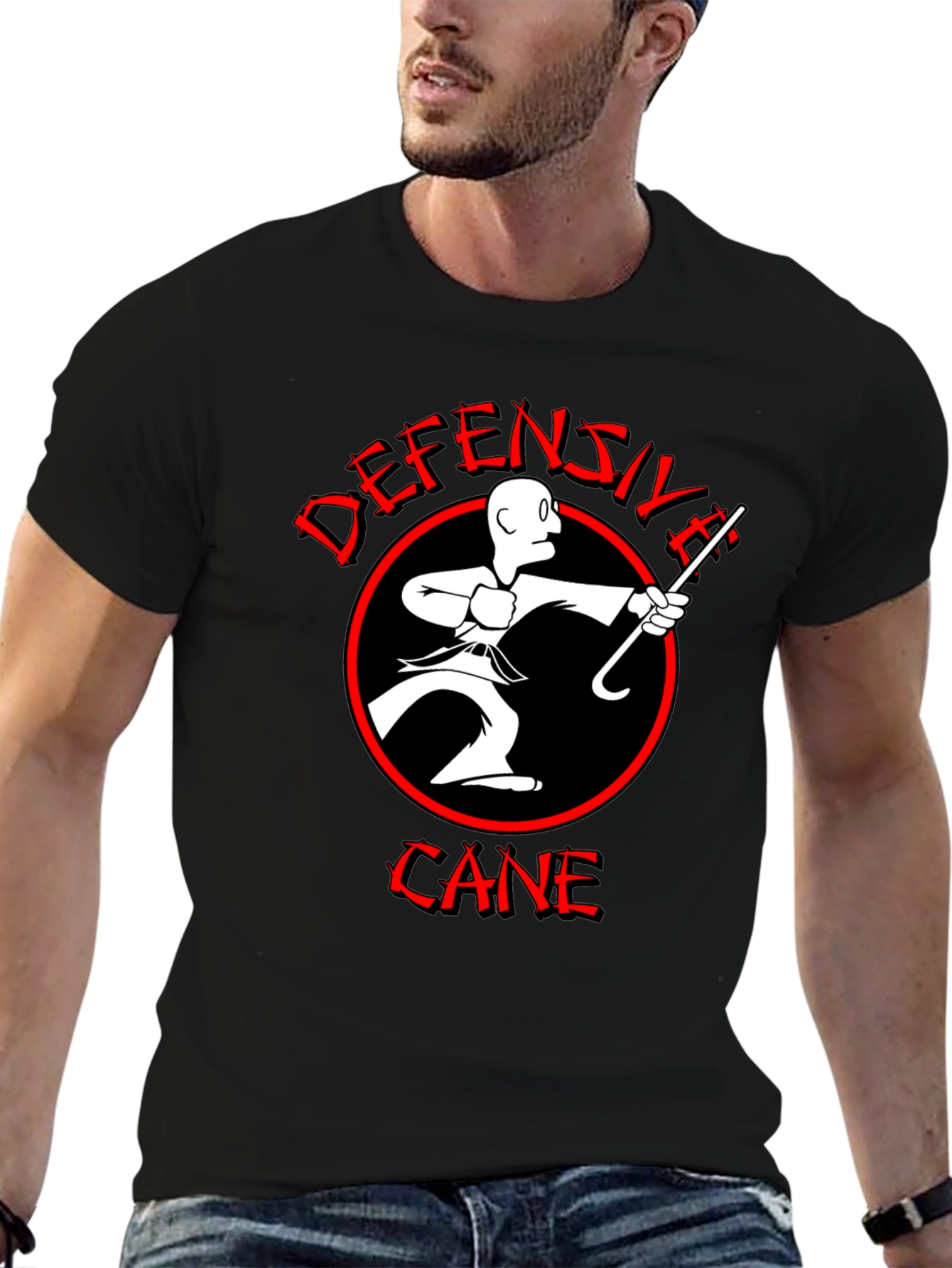Defensive Cane Graphic Tee