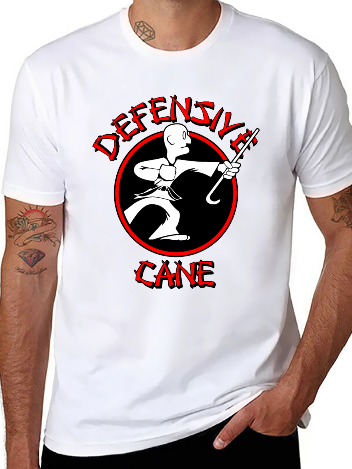 Defensive Cane Graphic Tee