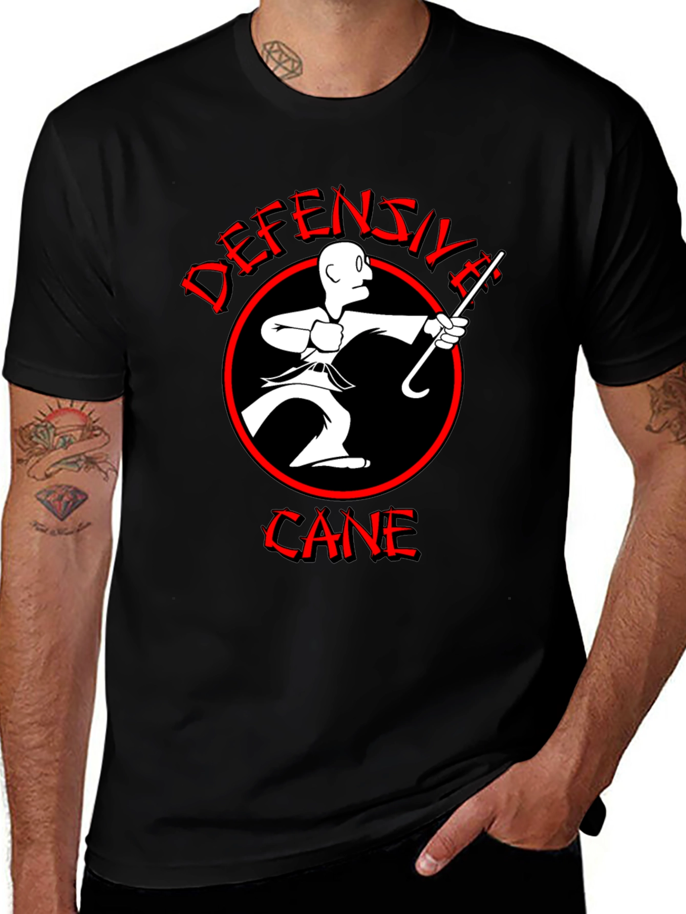Defensive Cane Graphic Tee