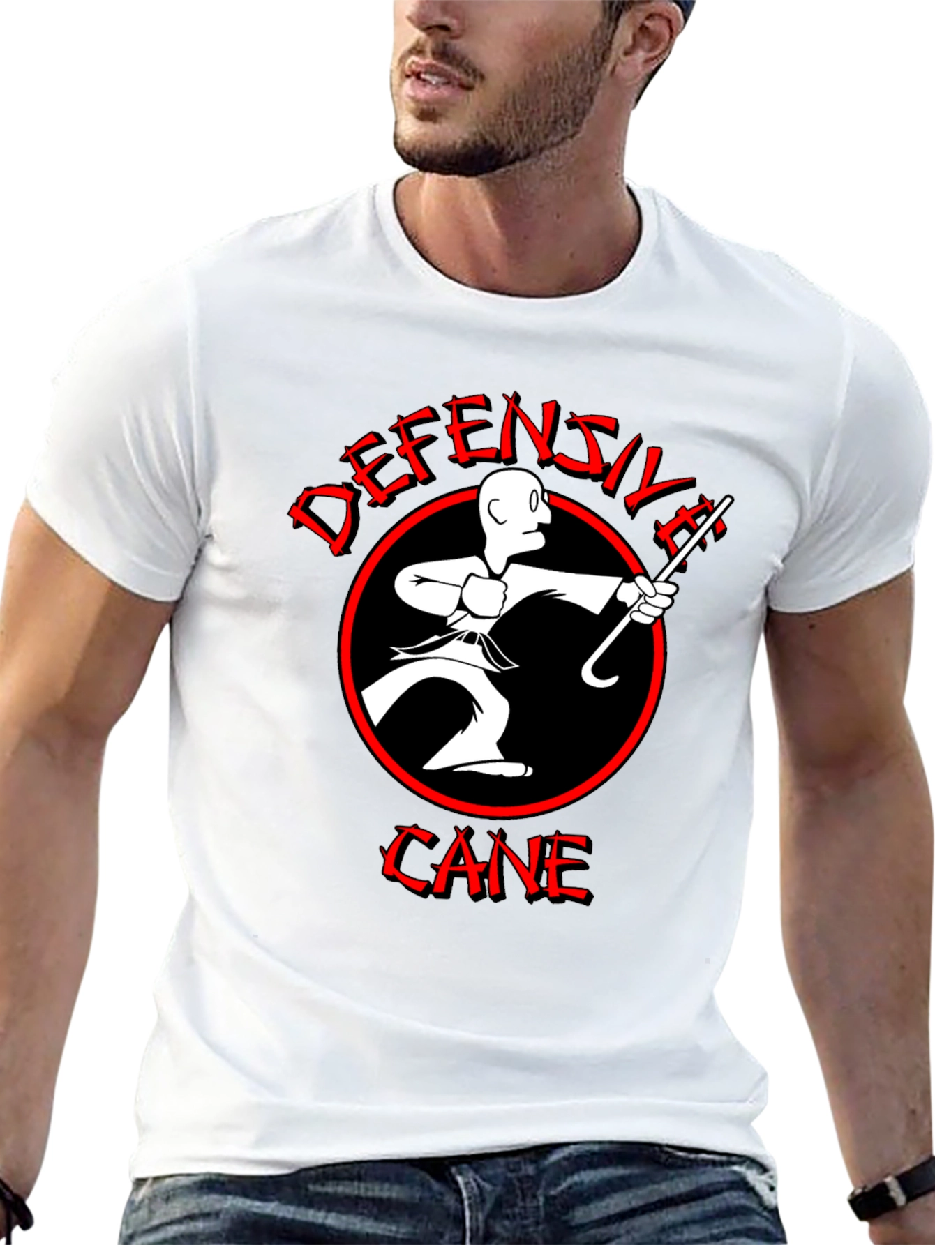 Defensive Cane Graphic Tee