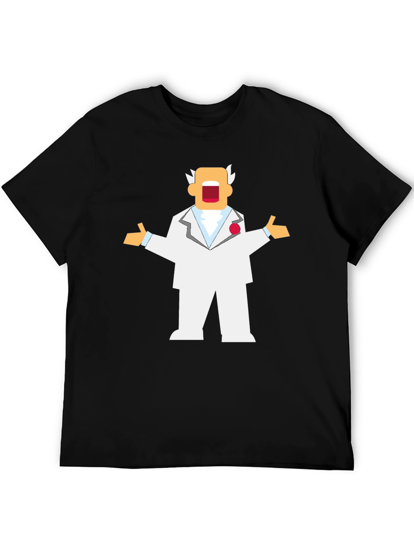 Mad Scientist Graphic T-Shirt - Black