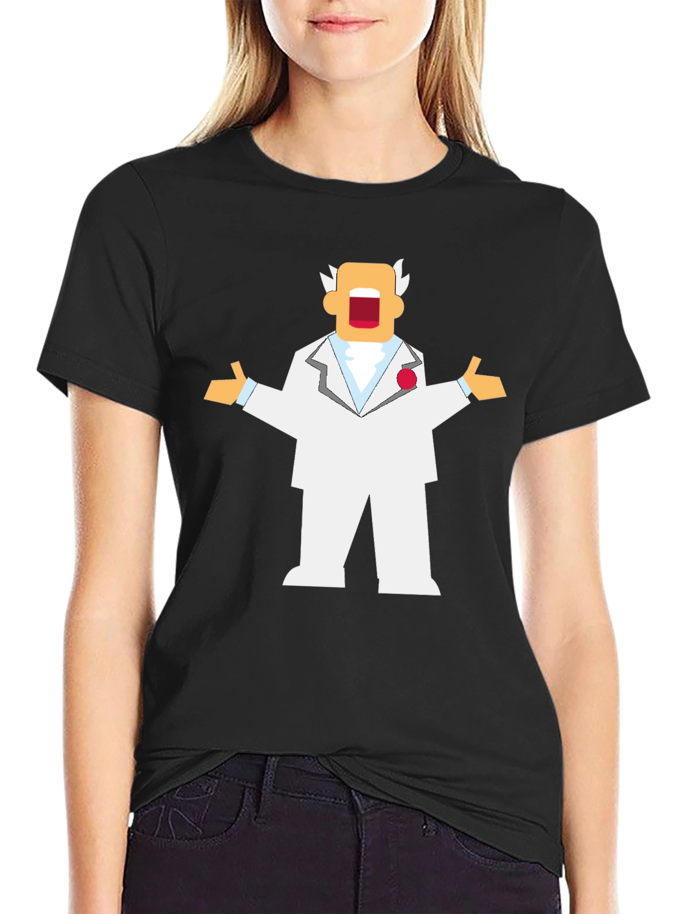 Mad Scientist Graphic T-Shirt - Black