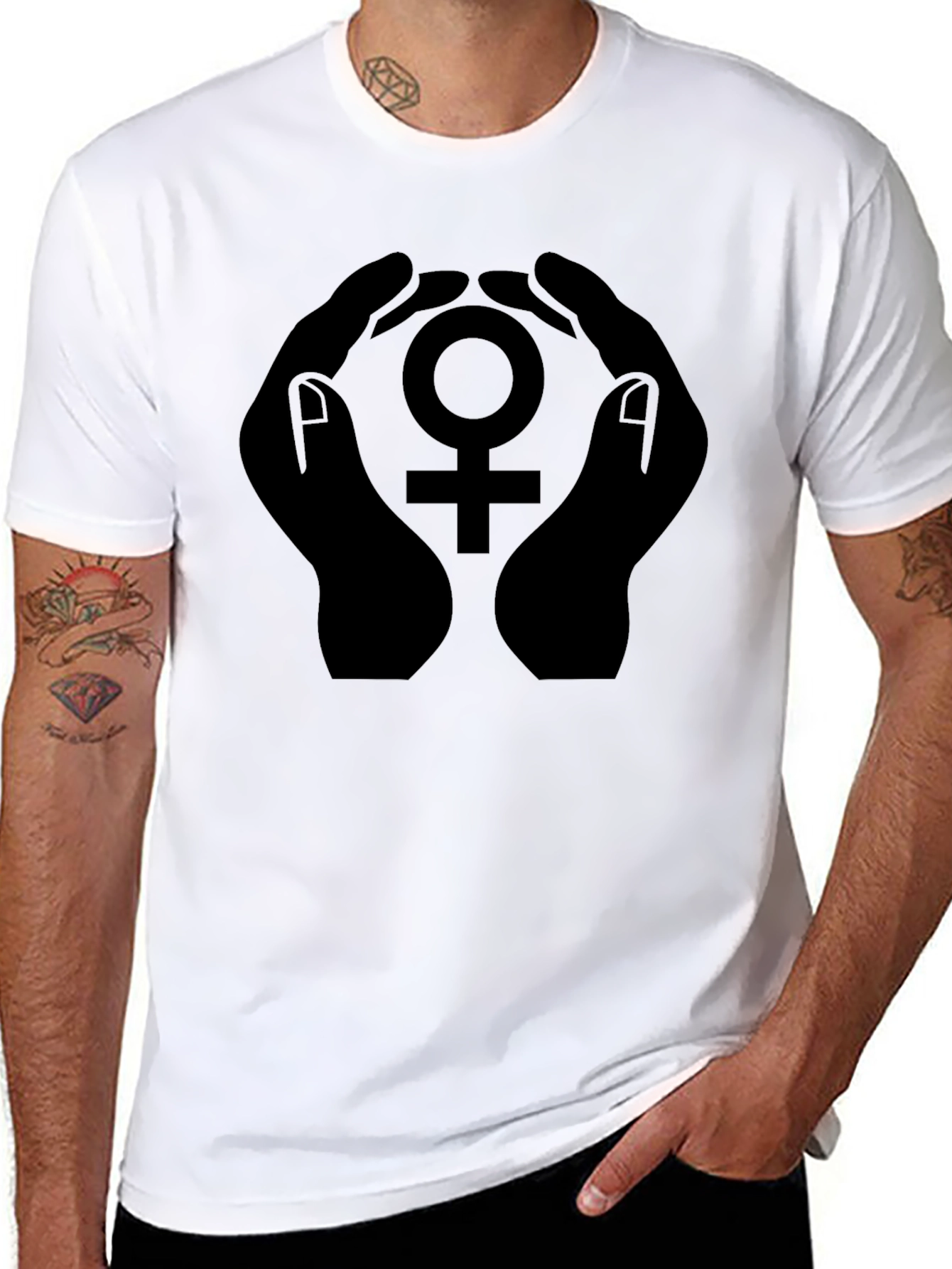 Feminist Symbol Graphic T-Shirt