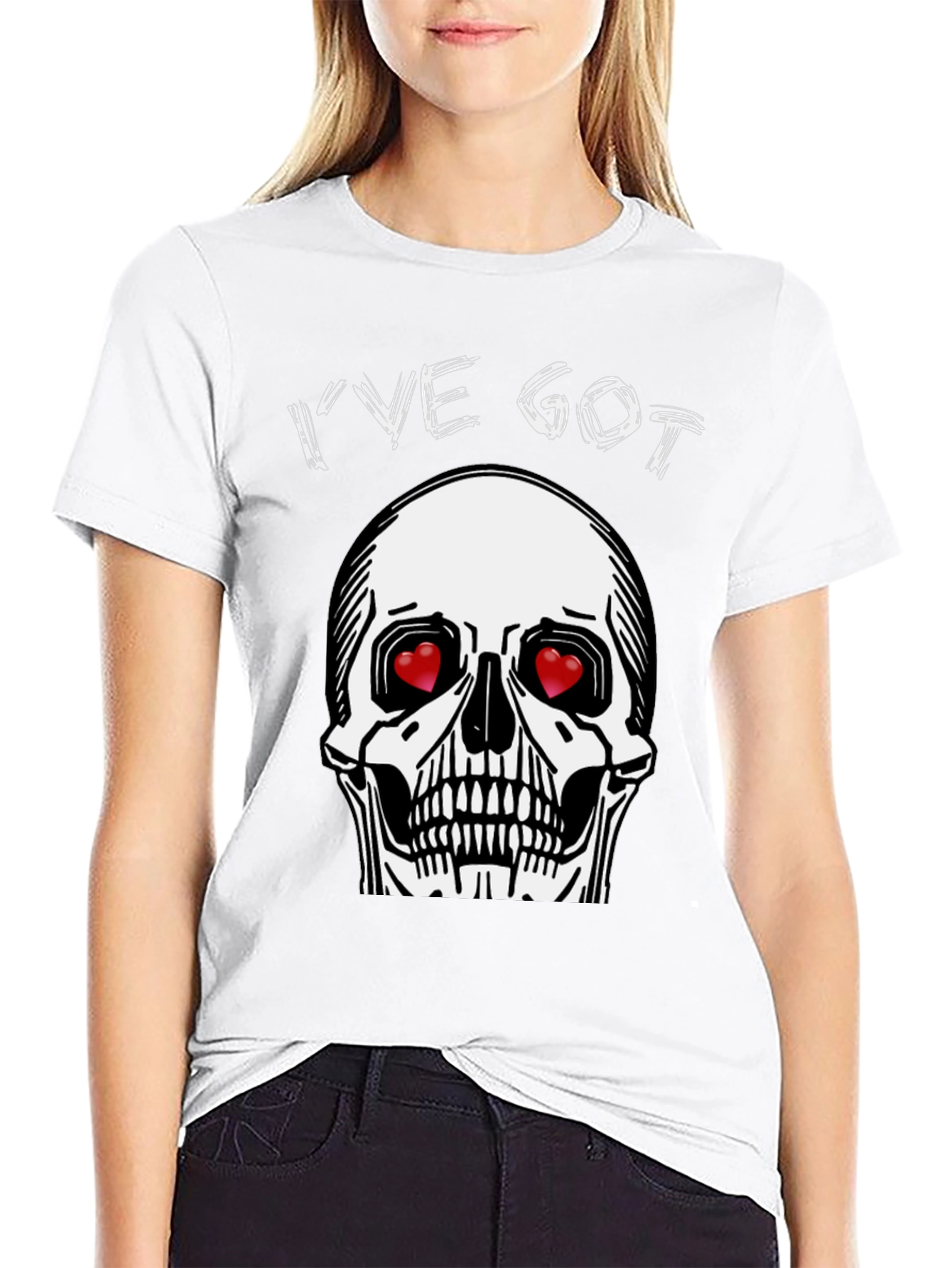 Ive Got Love Skull Graphic T-Shirt