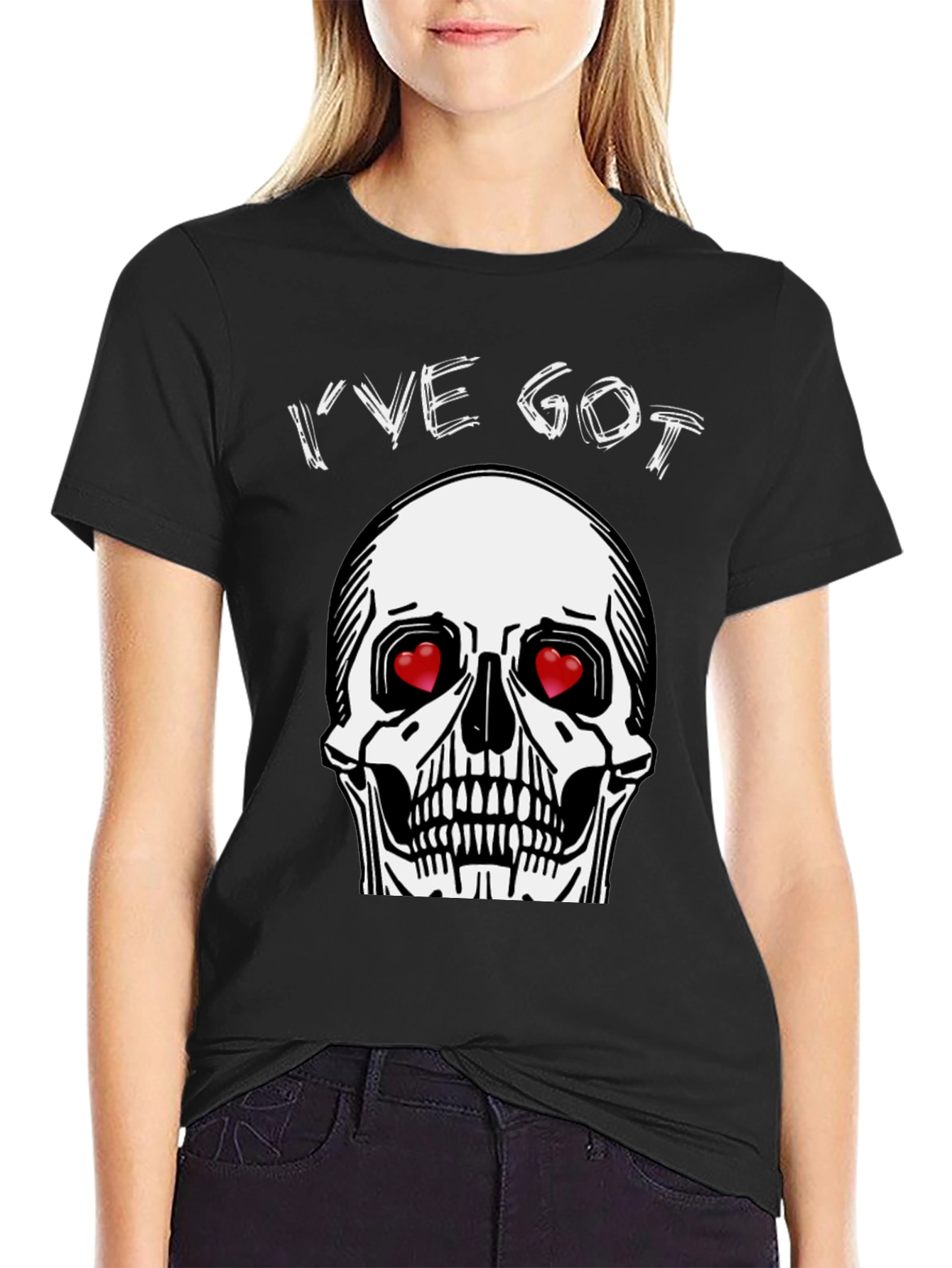 Ive Got Love Skull Graphic T-Shirt