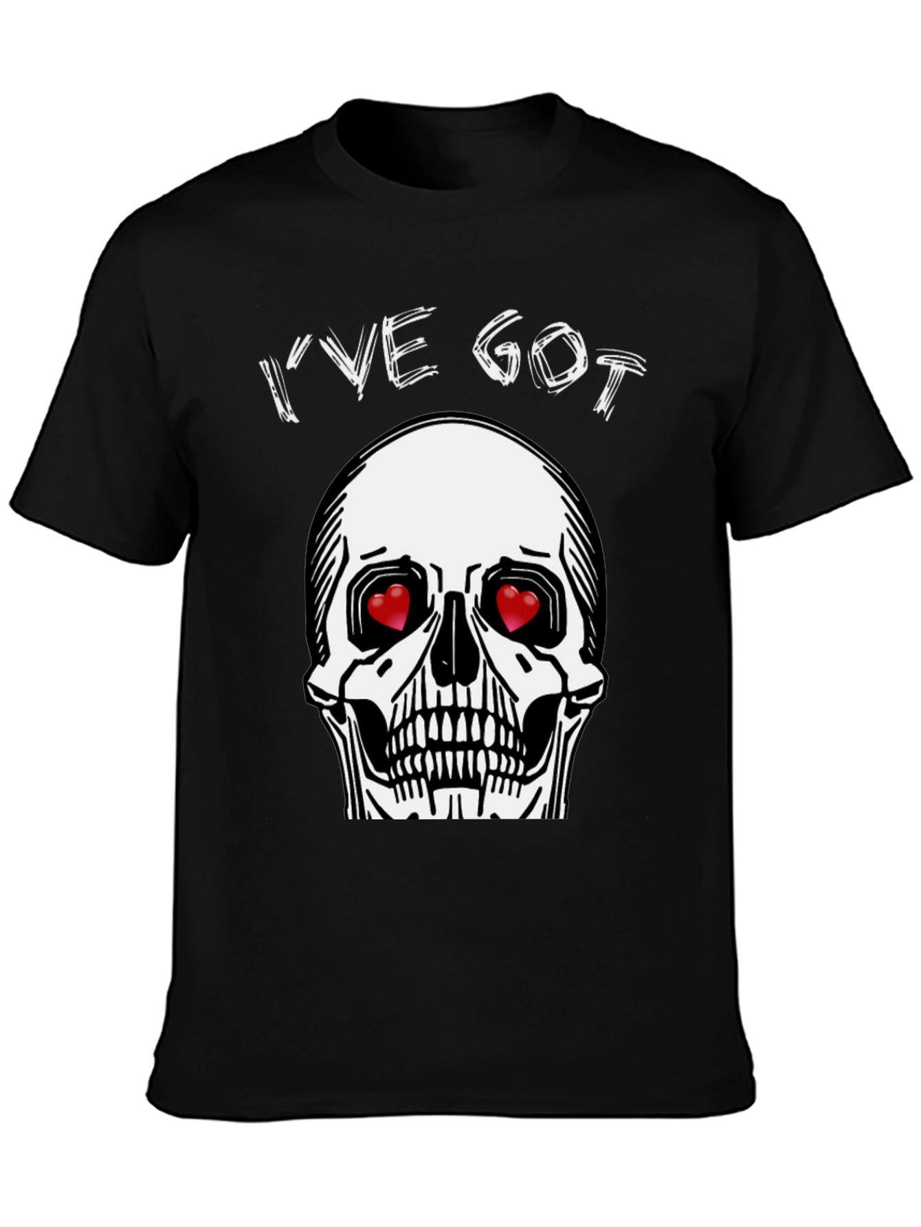 Ive Got Love Skull Graphic T-Shirt