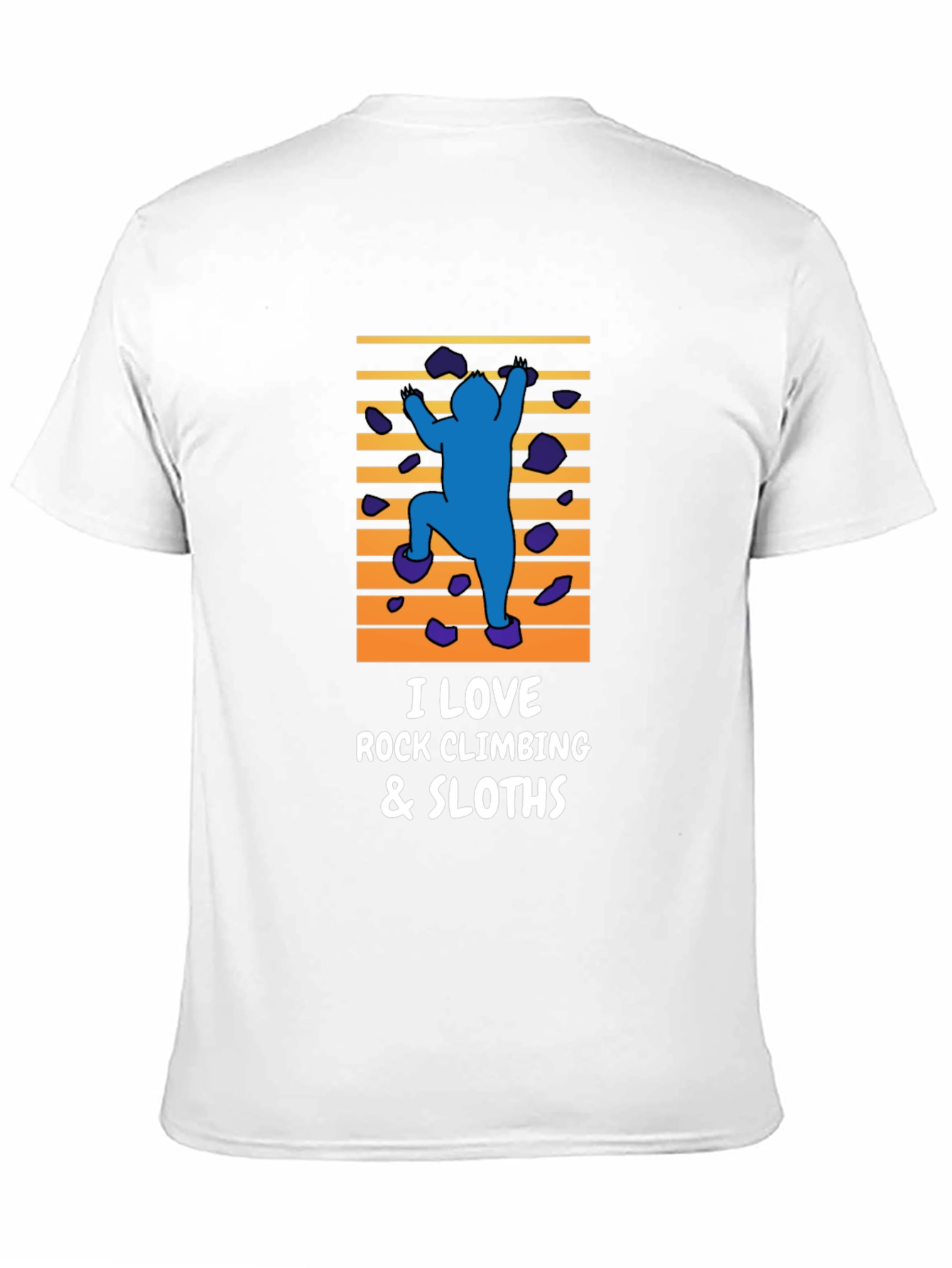 Rock Climbing & Sloths Graphic Tee