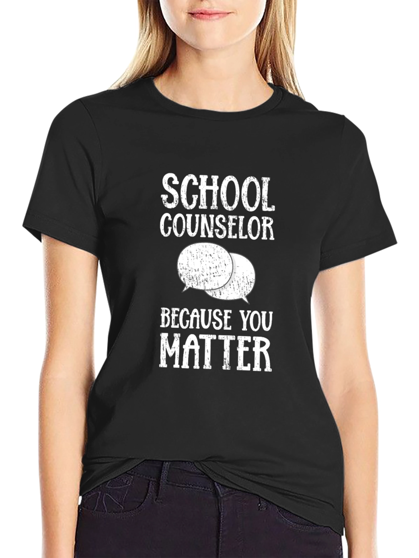 School Counselor T-Shirt - Because You Matter