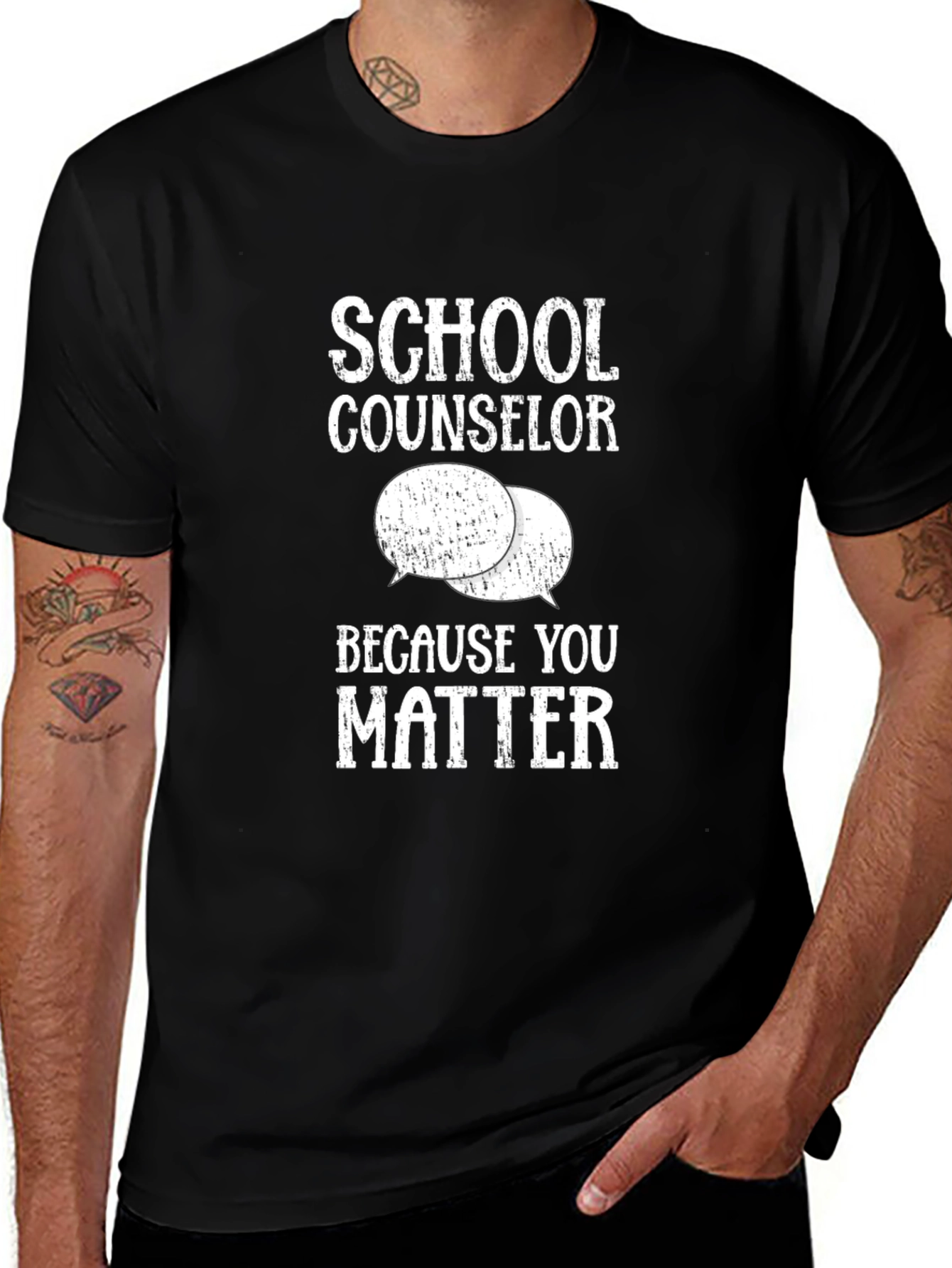 School Counselor T-Shirt - Because You Matter