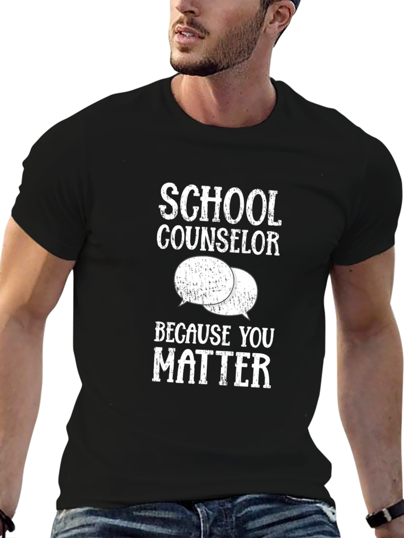 School Counselor T-Shirt - Because You Matter