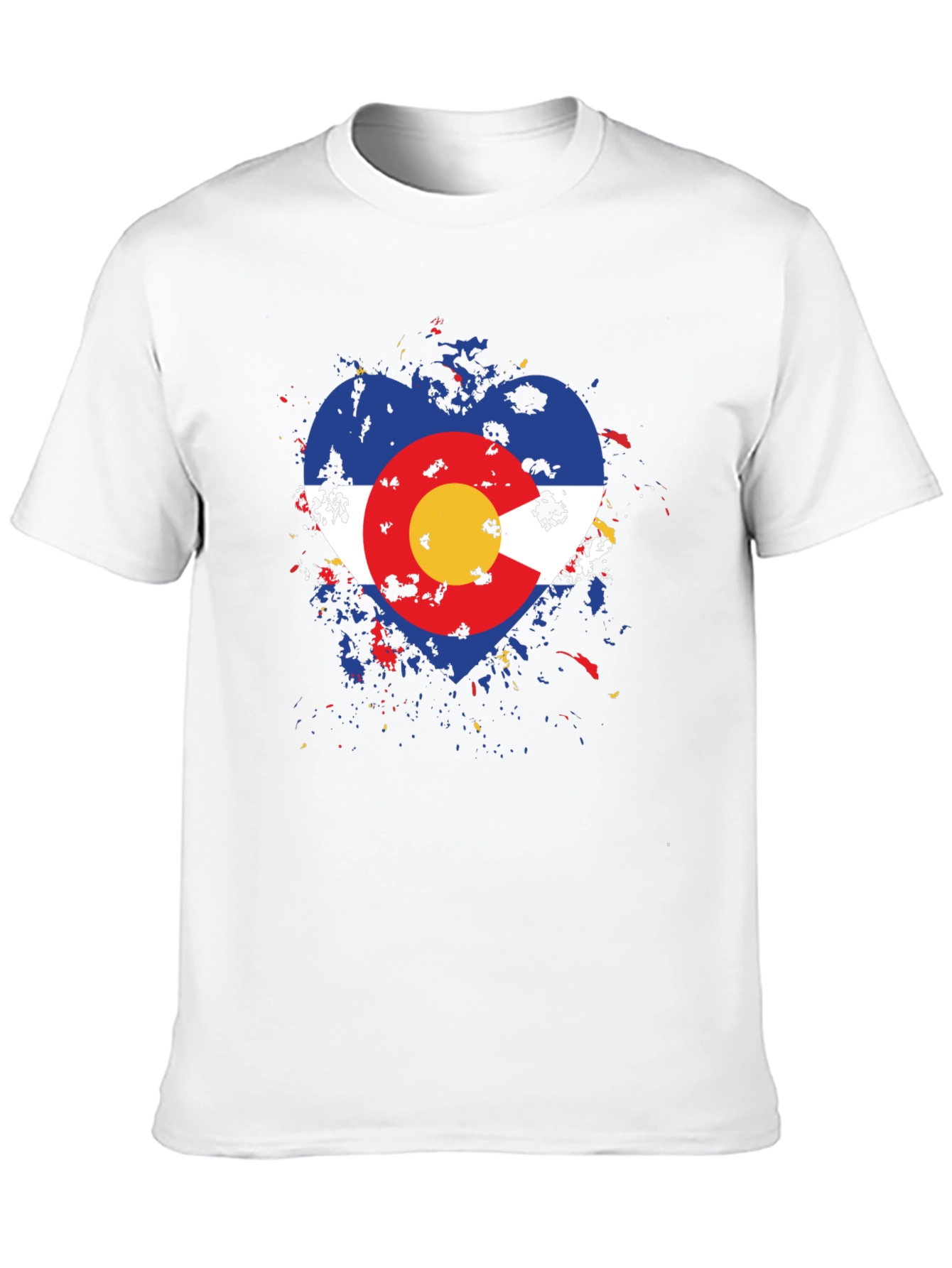Colorado Flag Heart T-Shirt