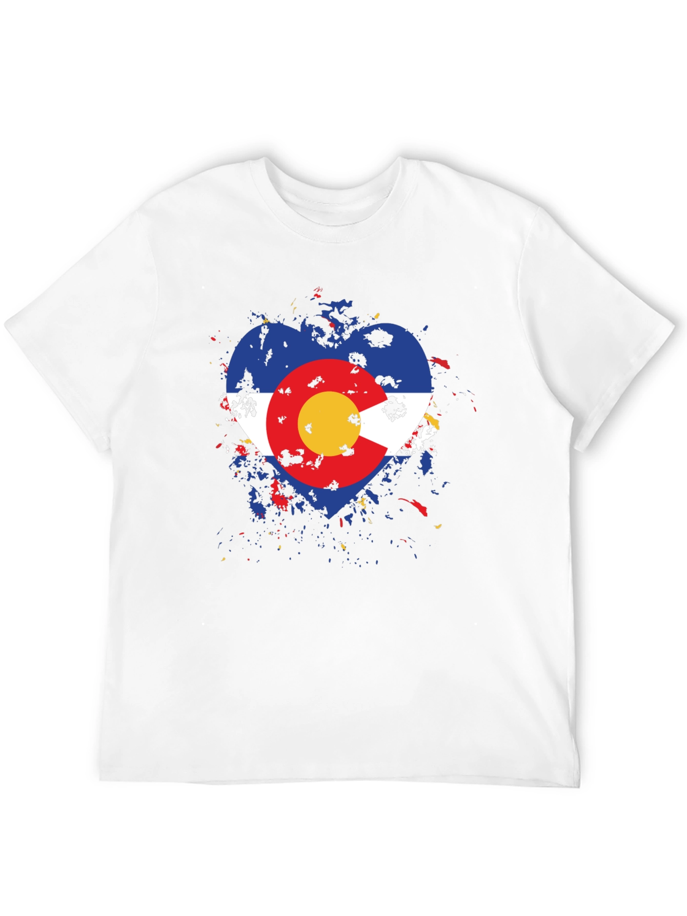 Colorado Flag Heart T-Shirt