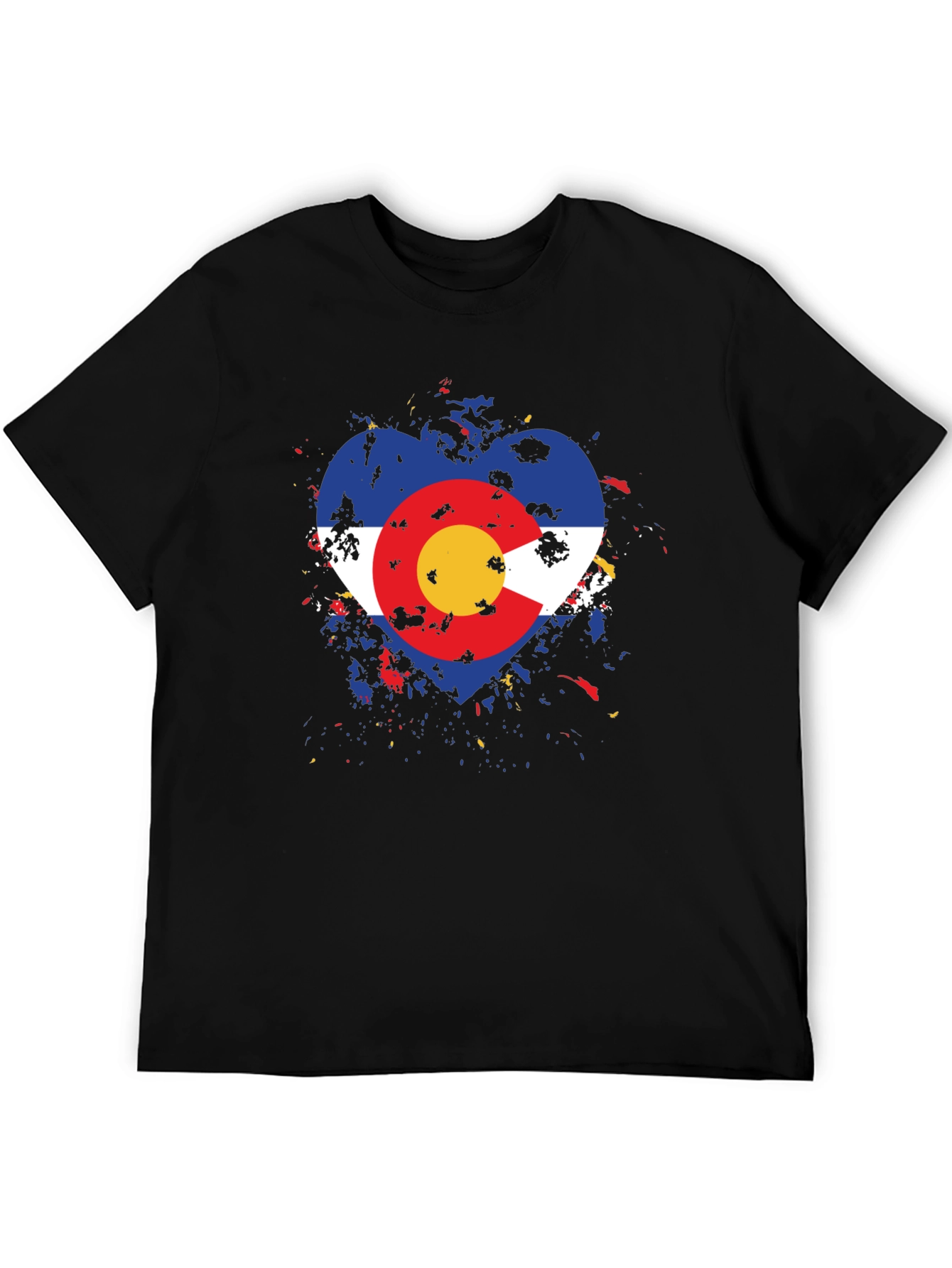 Colorado Flag Heart T-Shirt