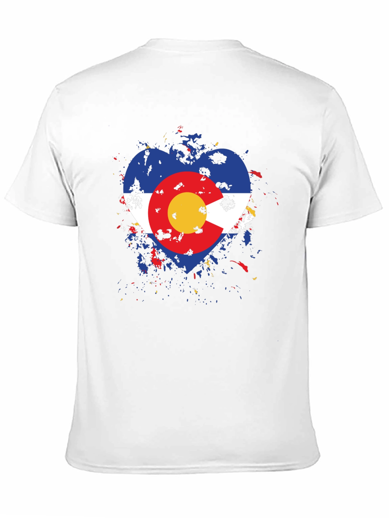 Colorado Flag Heart T-Shirt