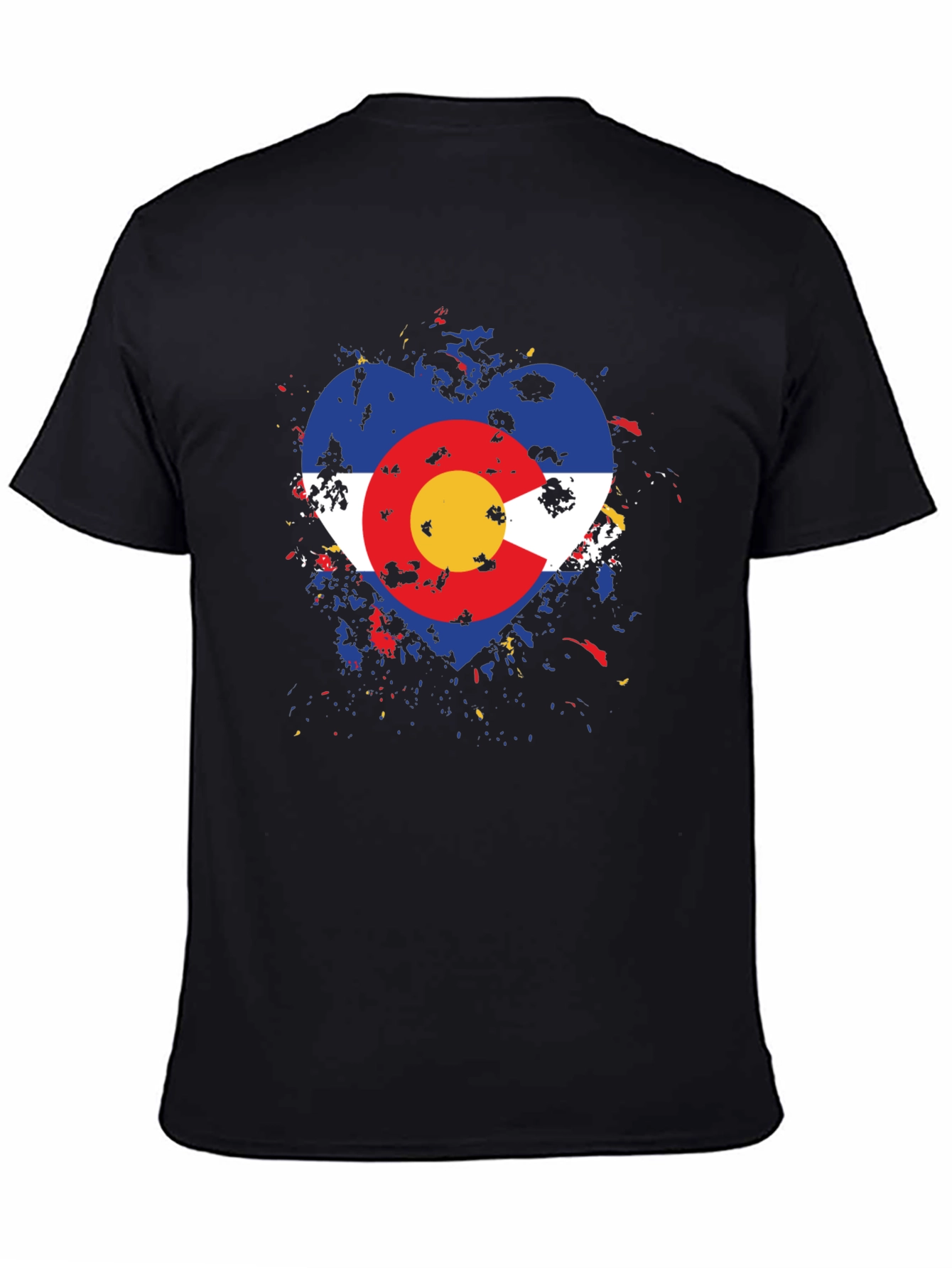 Colorado Flag Heart T-Shirt