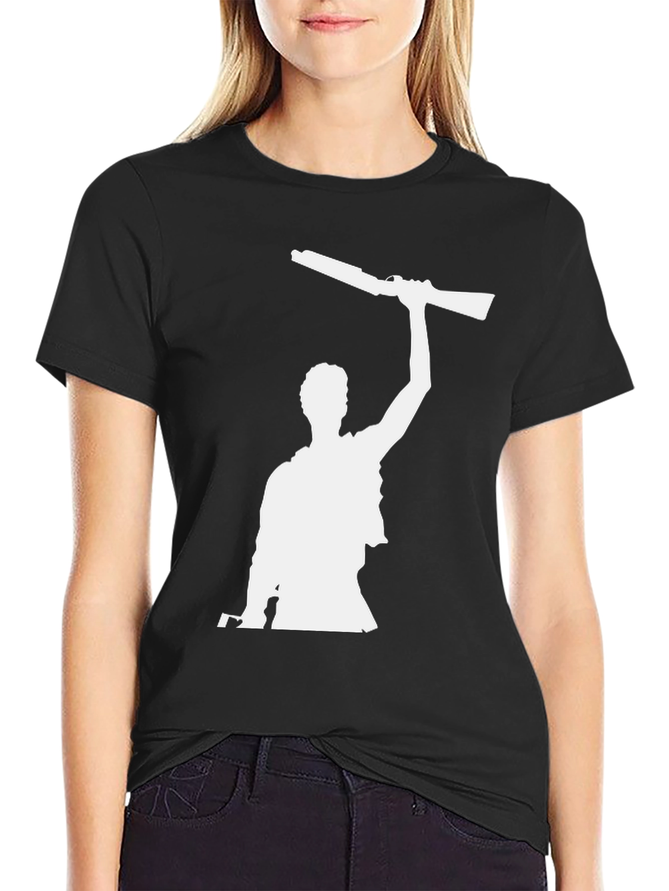Evil Dead T-Shirt - Groovy Ash Silhouette