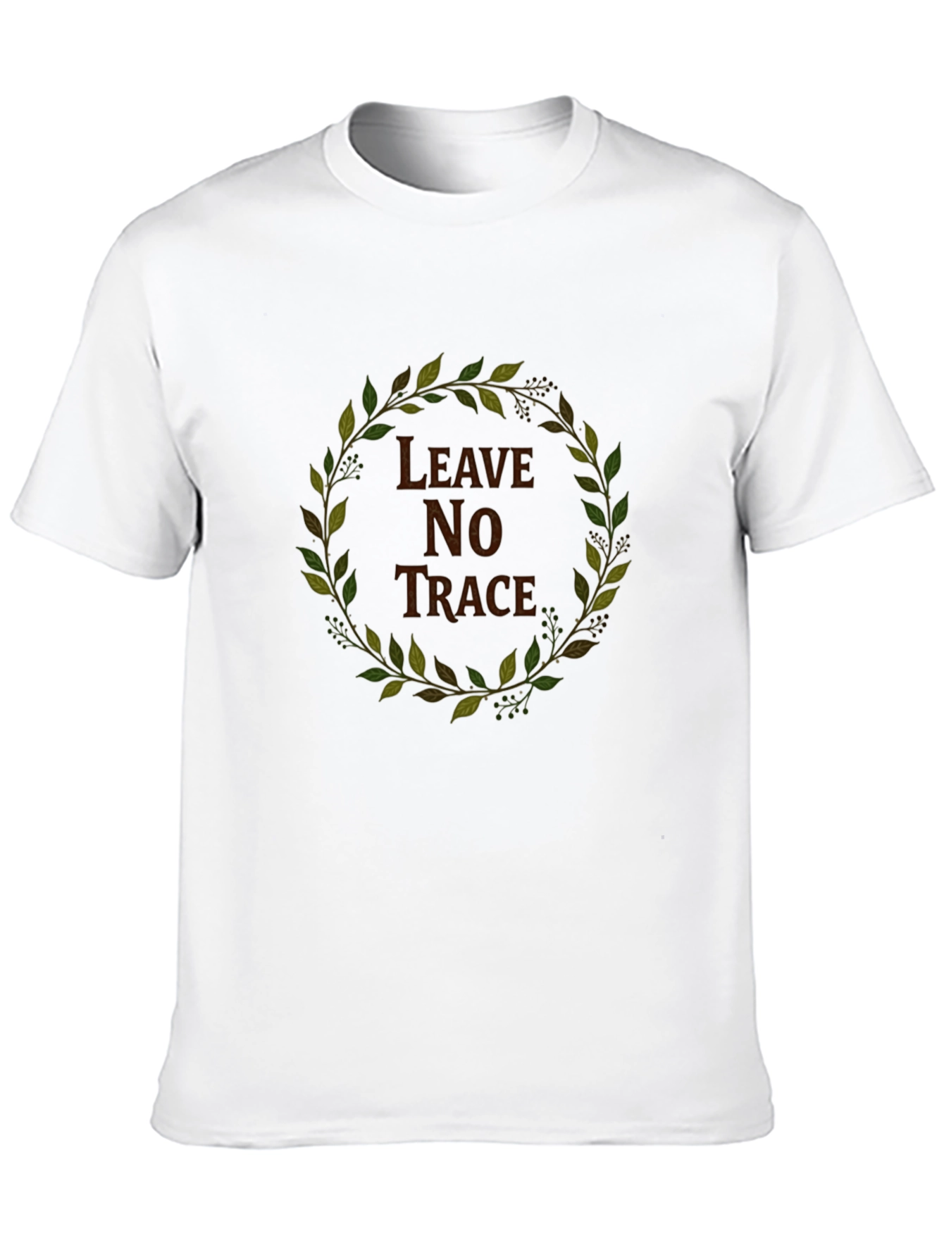 Leave No Trace Graphic Tee - Nature Inspired Shirt