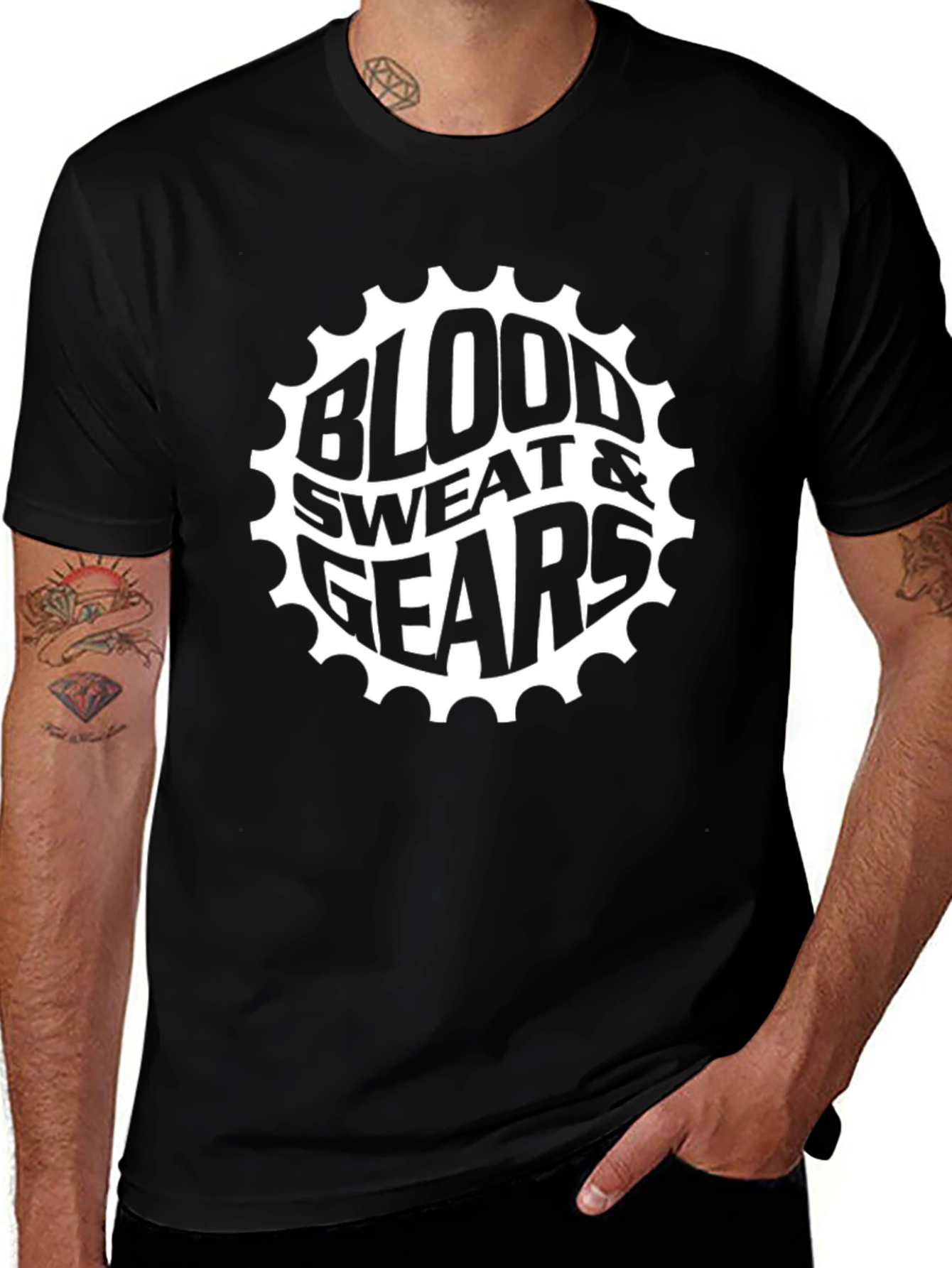 Blood Sweat & Gears Graphic Tee