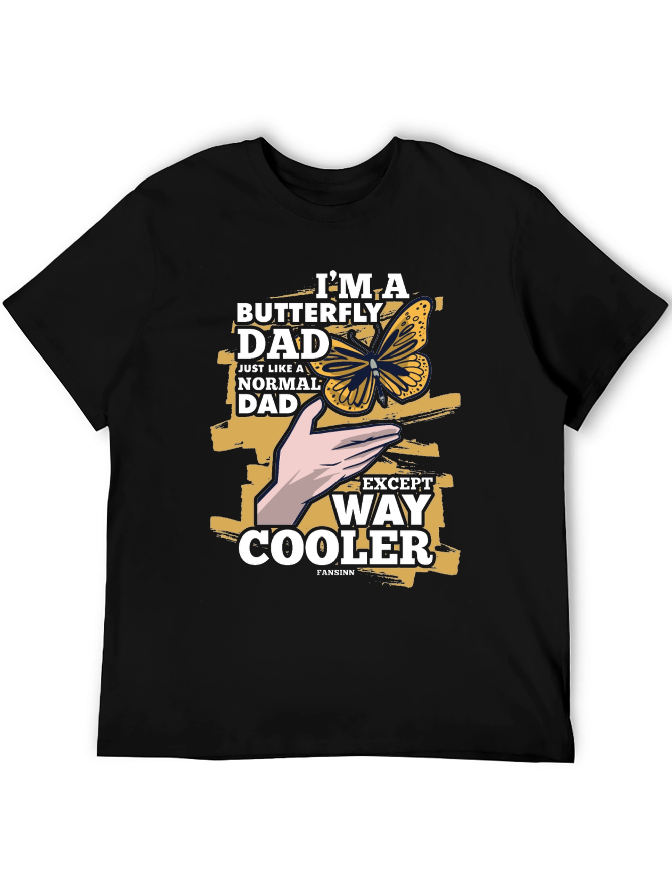Butterfly Dad T-Shirt - Cool Fathers Day Tee