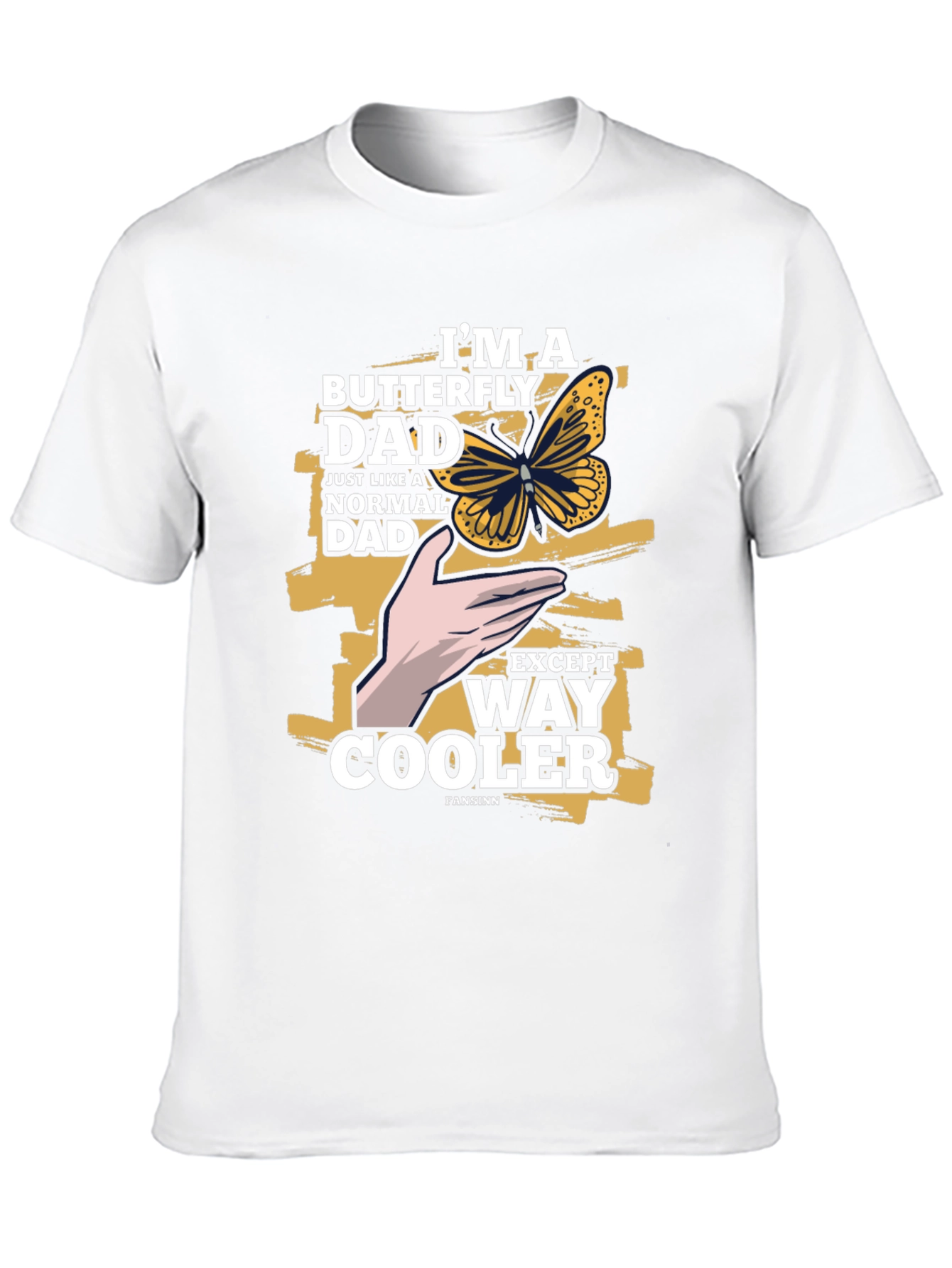 Butterfly Dad T-Shirt - Cool Fathers Day Tee