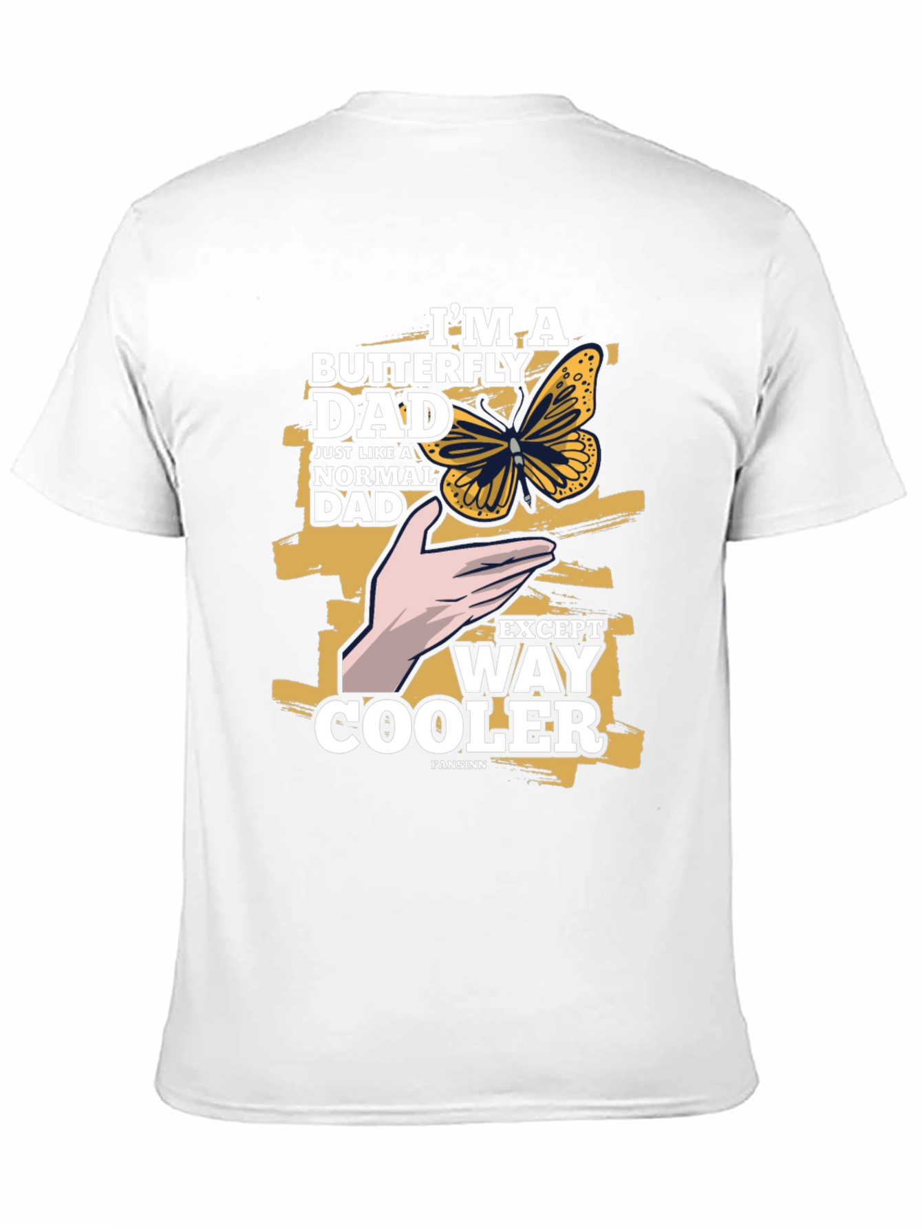 Butterfly Dad T-Shirt - Cool Fathers Day Tee