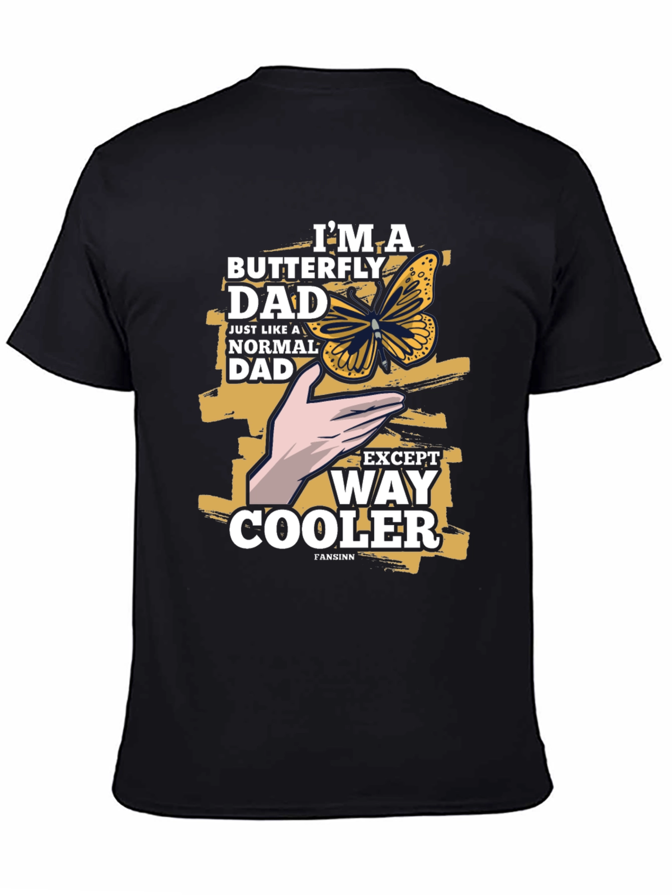 Butterfly Dad T-Shirt - Cool Fathers Day Tee