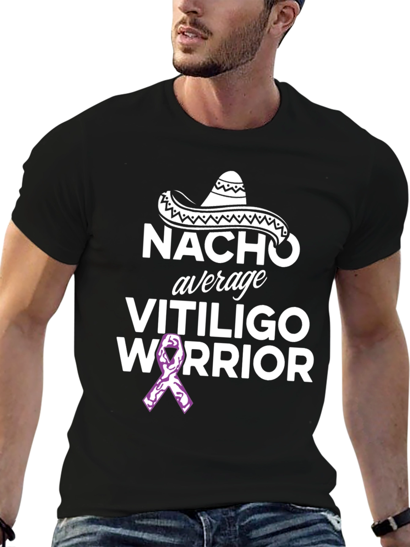 Nacho Average Vitiligo Warrior T-Shirt