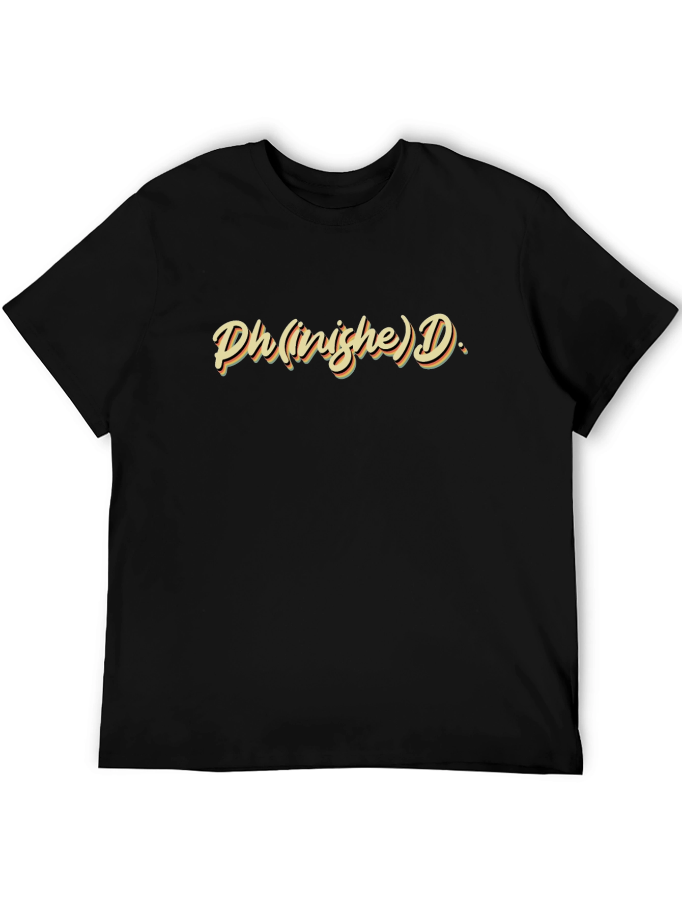 Retro Phinished T-Shirt - Black