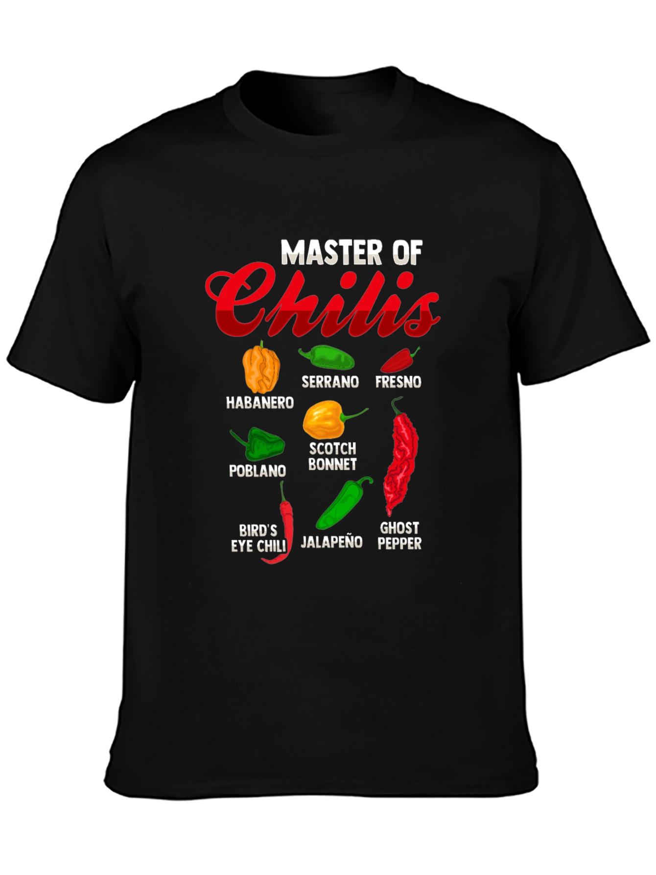 Master of Chilis Graphic T-Shirt