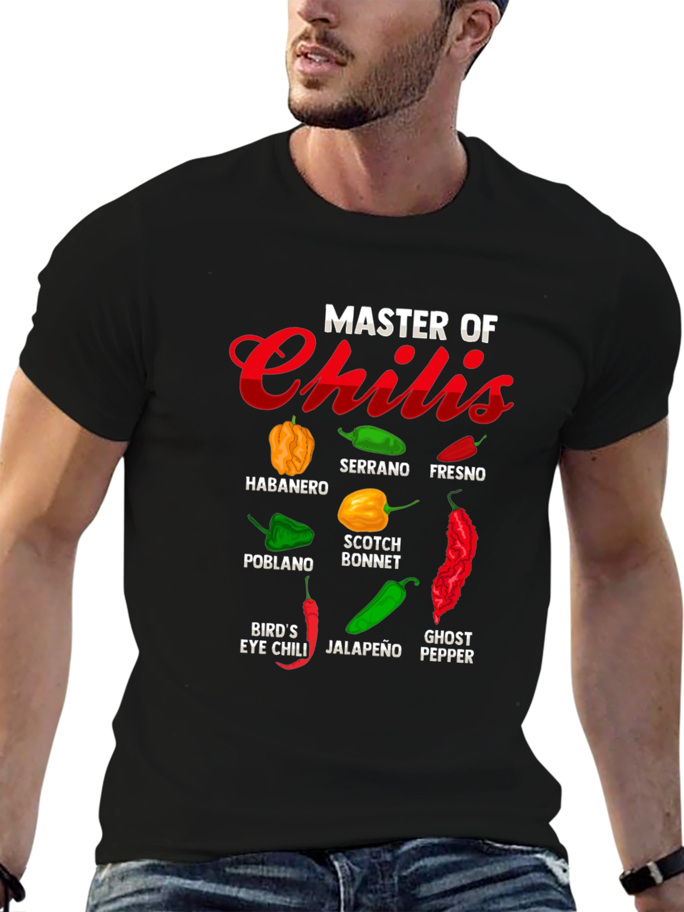 Master of Chilis Graphic T-Shirt