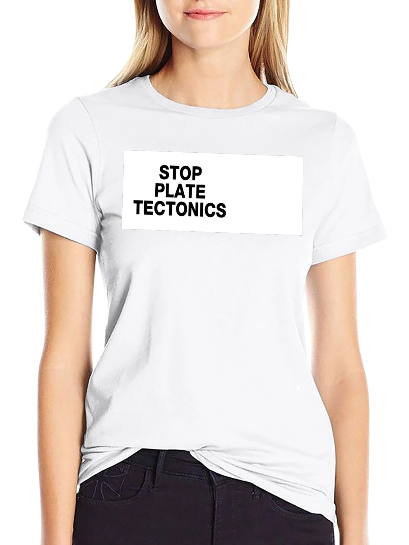 Stop Plate Tectonics Funny Graphic Tee