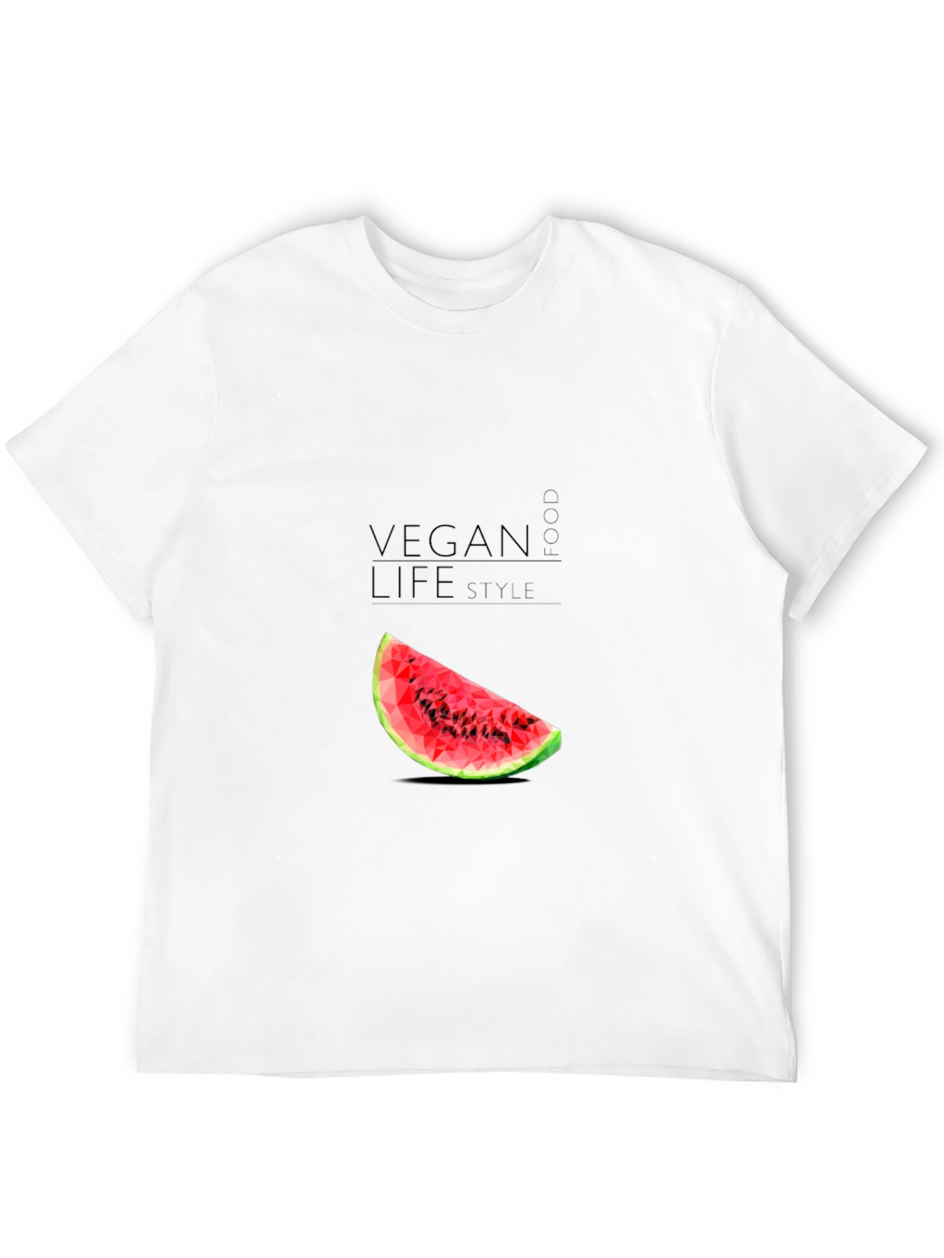 Vegan Lifestyle T-Shirt - Watermelon Design