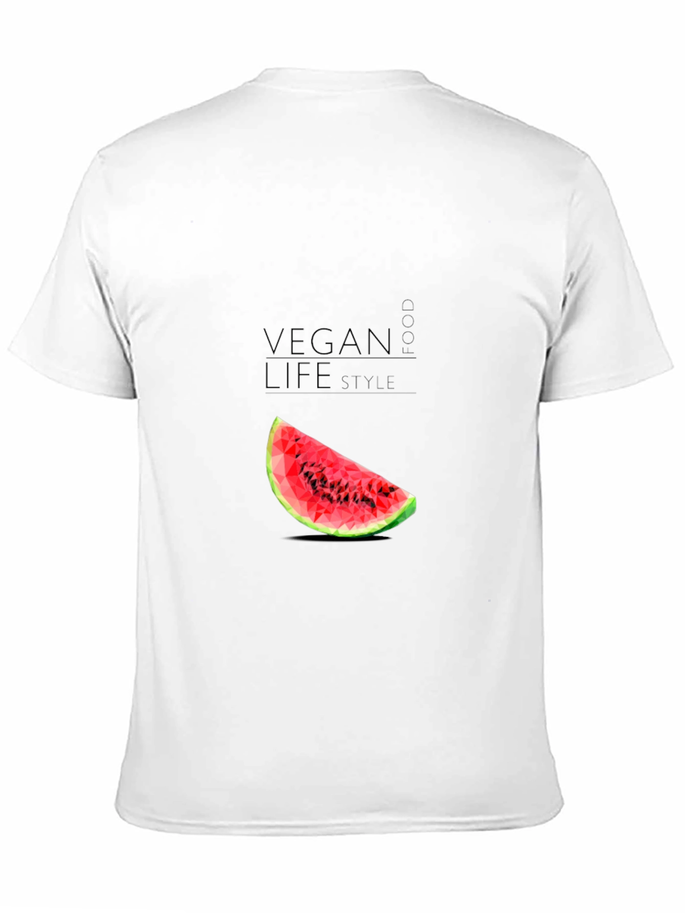 Vegan Lifestyle T-Shirt - Watermelon Design
