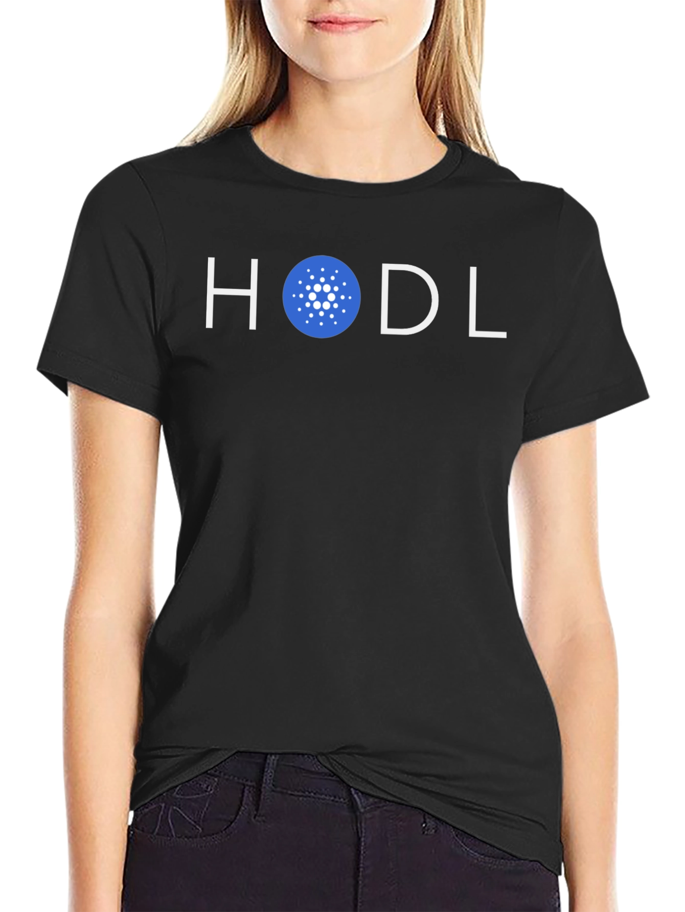 HODL Cardano Crypto T-Shirt - Black