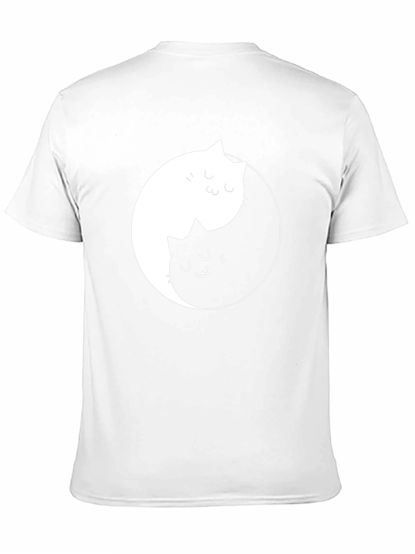 Yin Yang Cat T-Shirt - Balance & Harmony