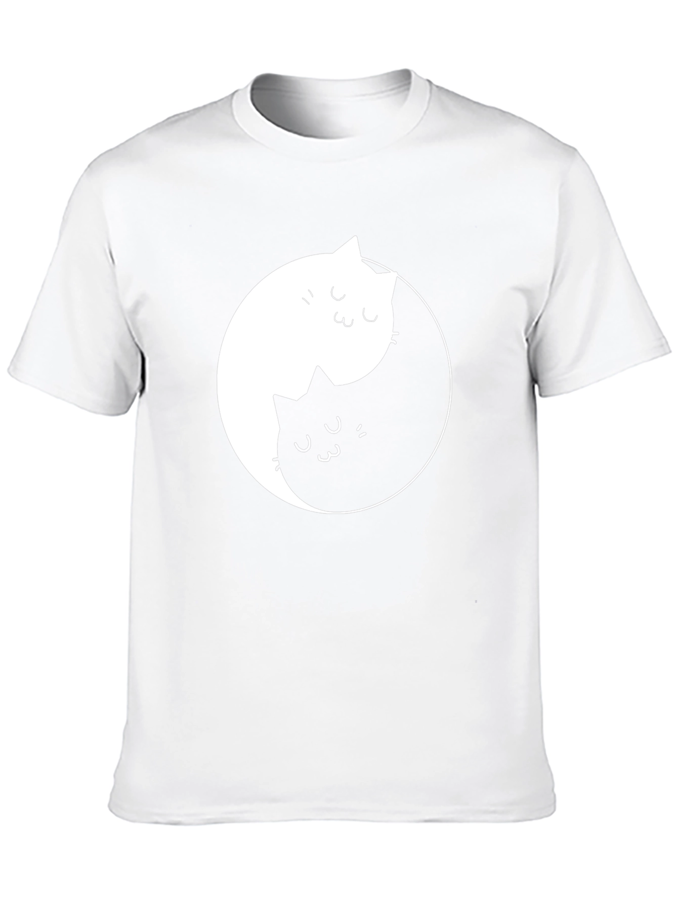 Yin Yang Cat T-Shirt - Balance & Harmony