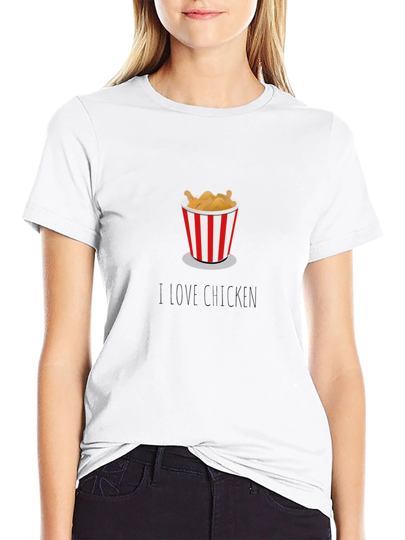 I Love Chicken Graphic Tee