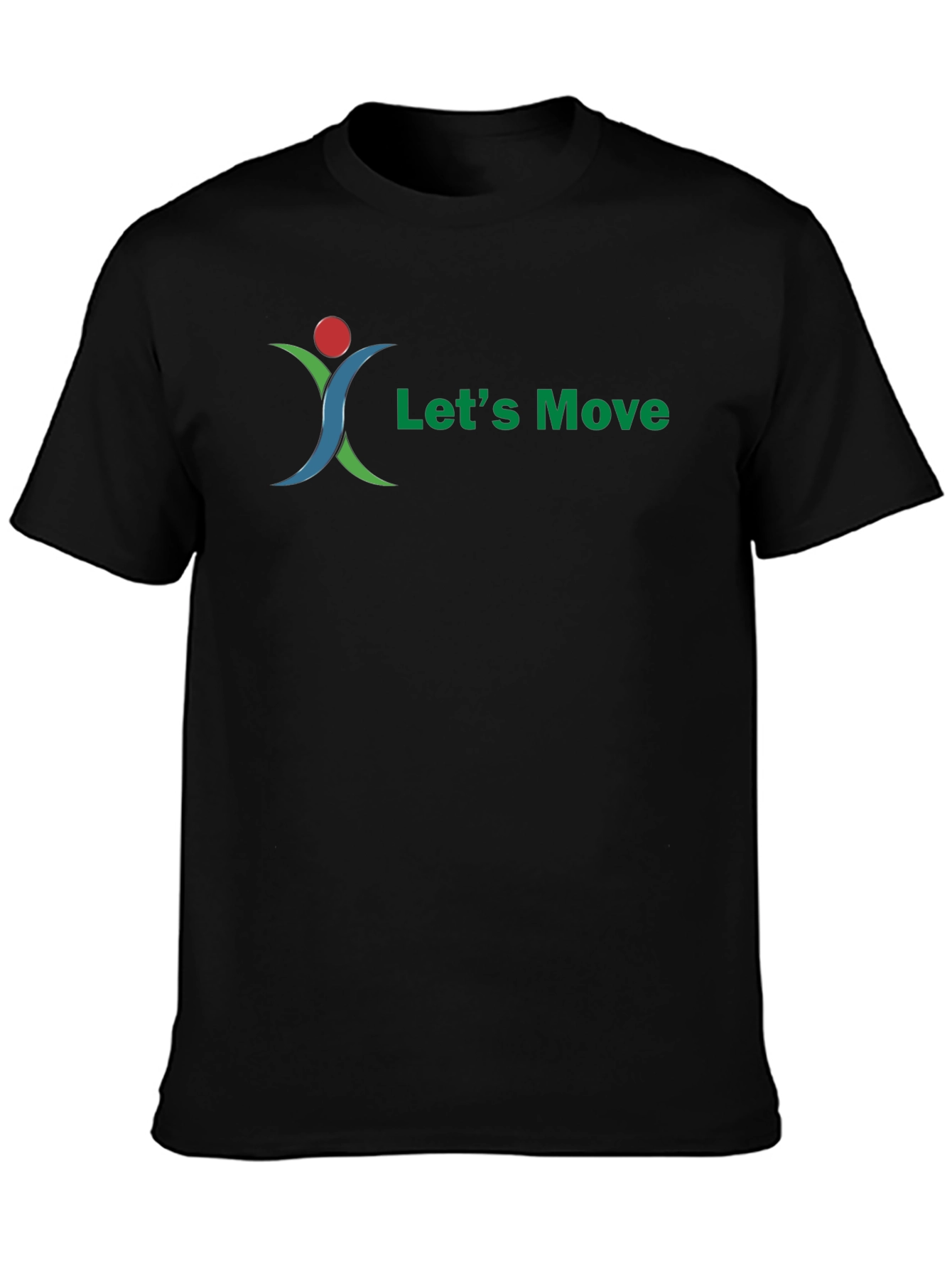 Lets Move Black T-Shirt
