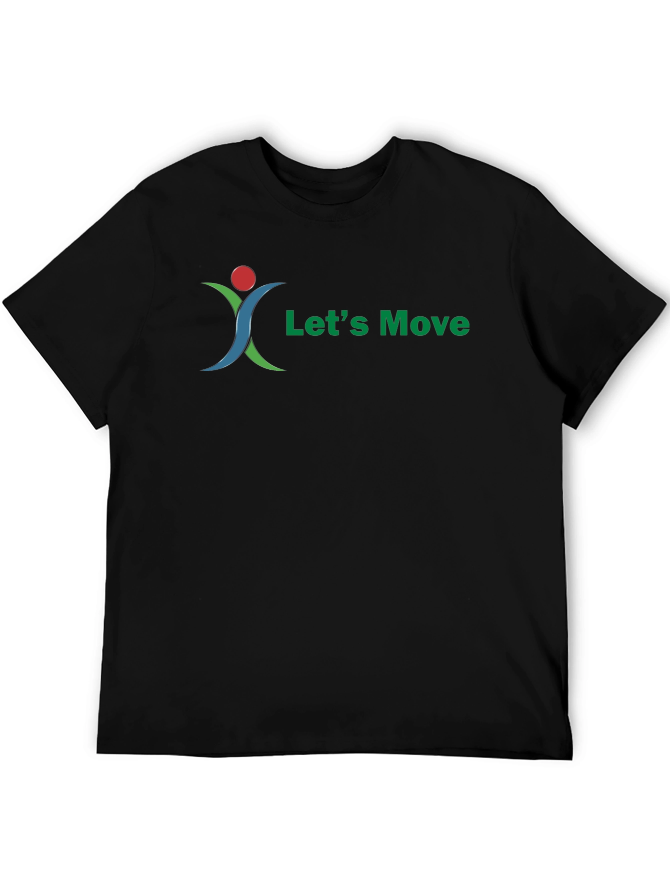 Lets Move Black T-Shirt