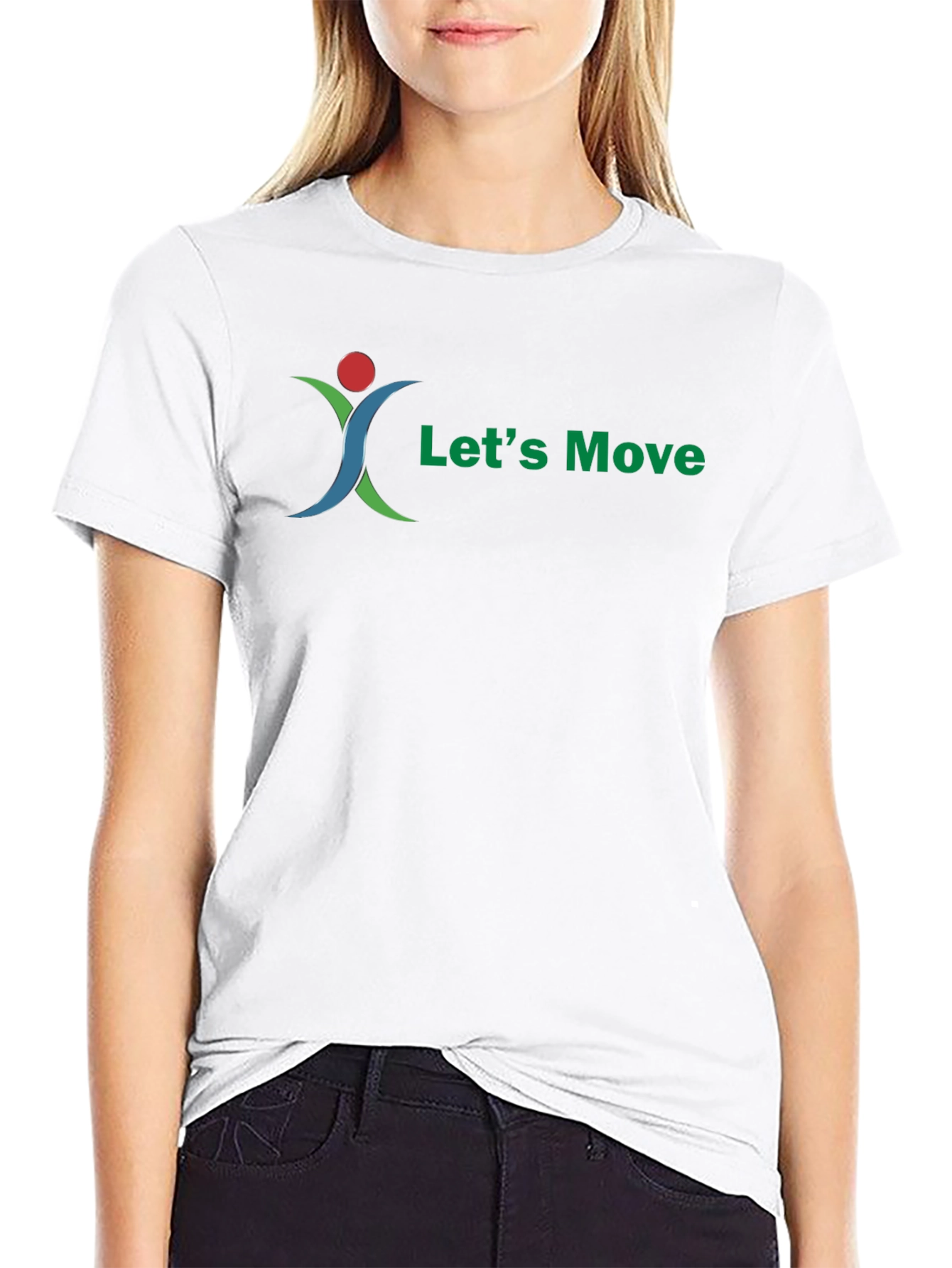 Lets Move Black T-Shirt