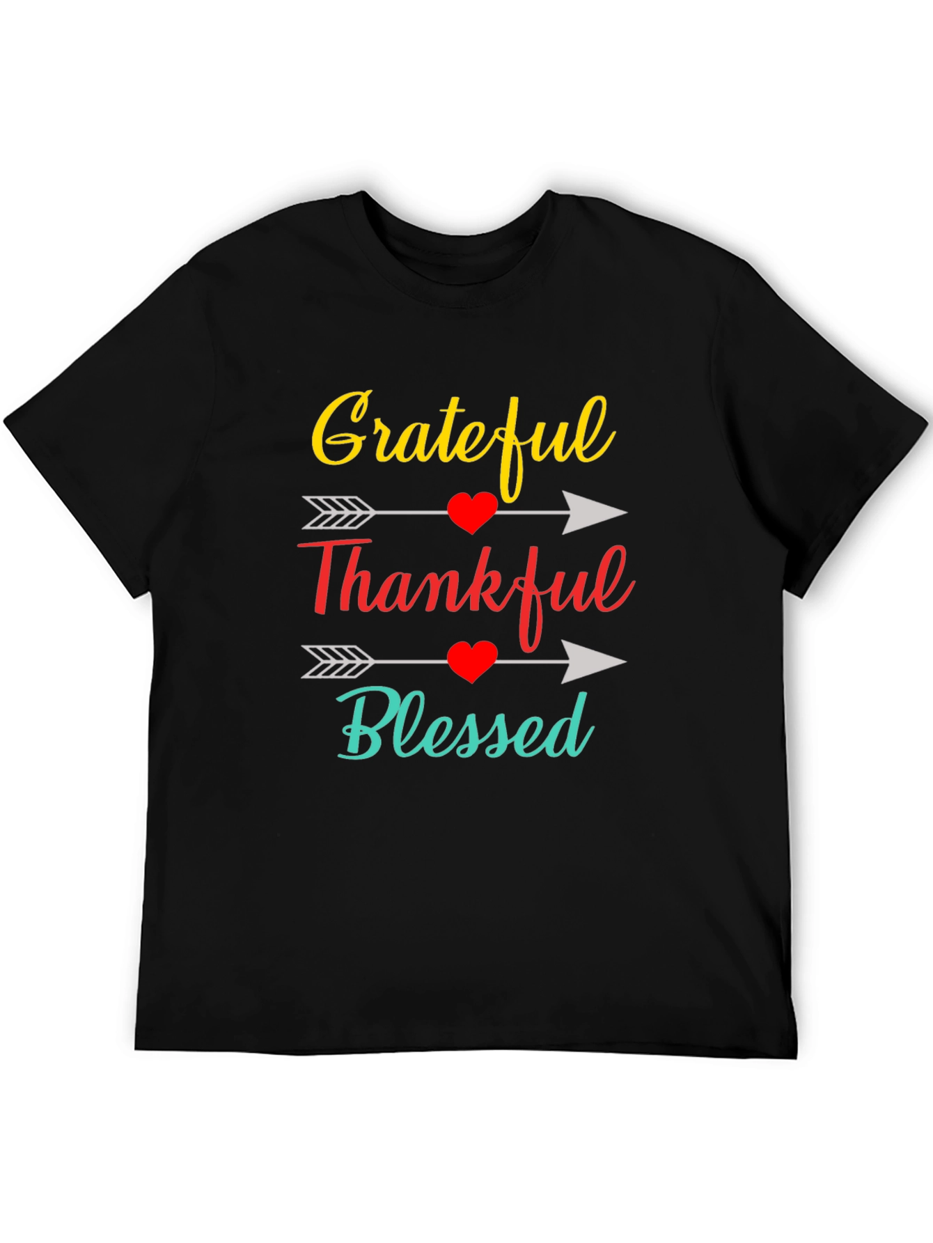 Grateful Thankful Blessed Graphic Tee