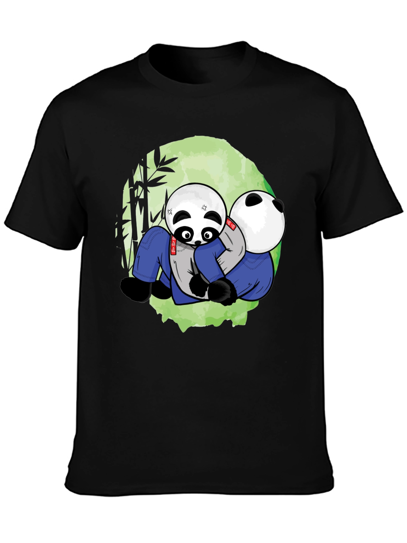 Panda Jiu Jitsu T-Shirt - Black