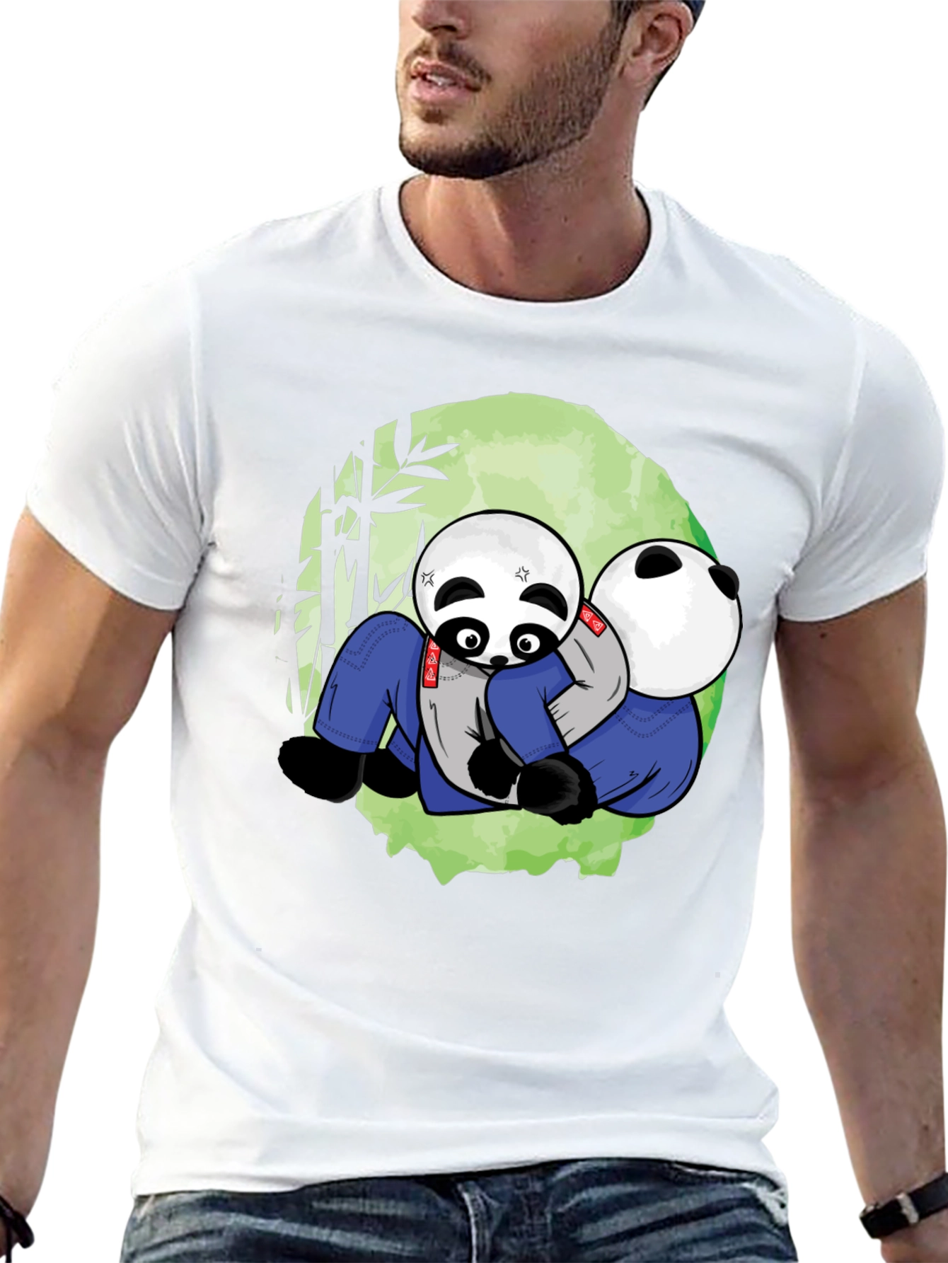 Panda Jiu Jitsu T-Shirt - Black
