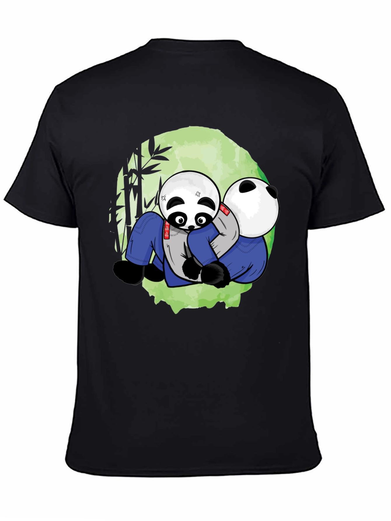 Panda Jiu Jitsu T-Shirt - Black