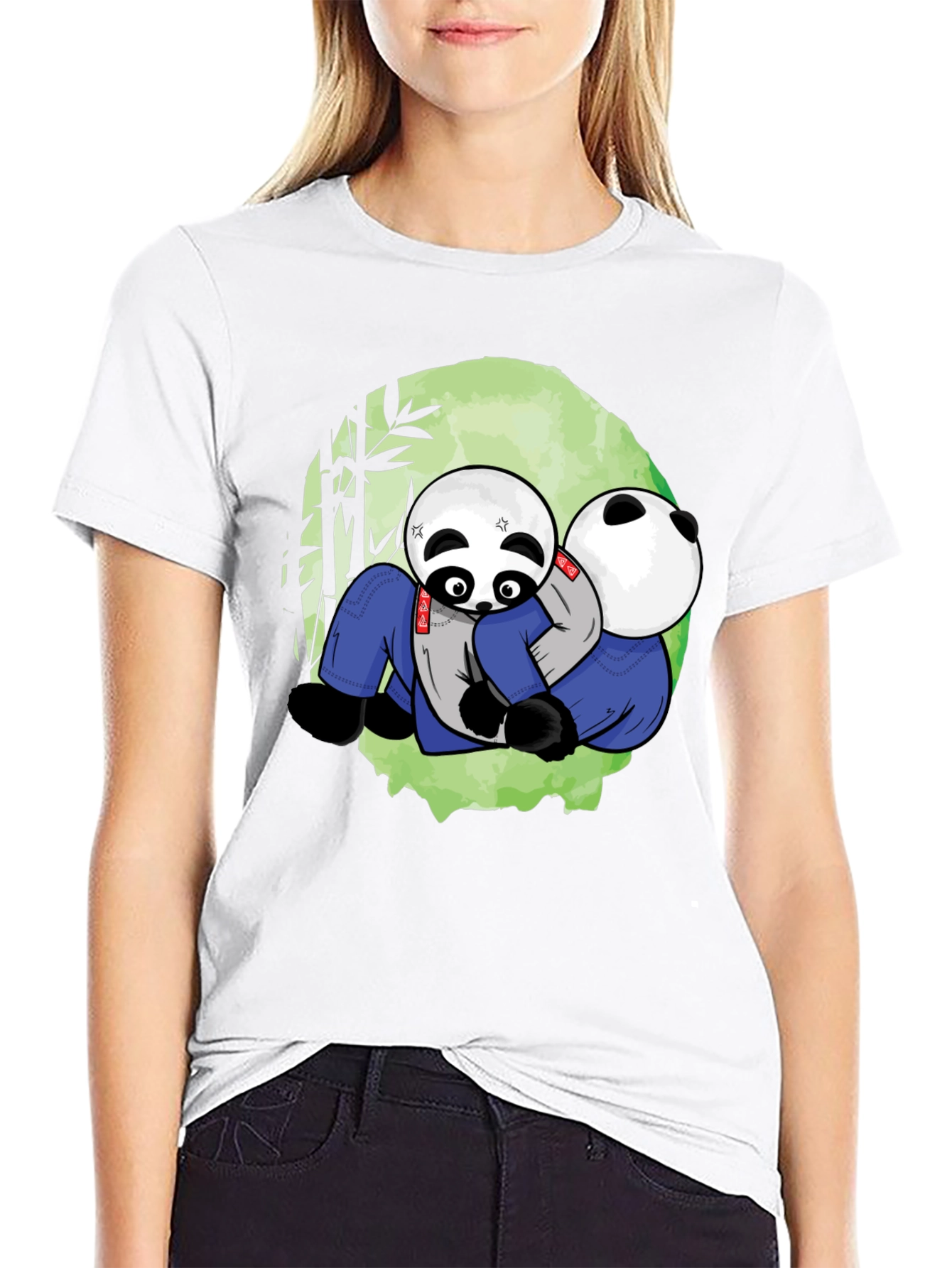 Panda Jiu Jitsu T-Shirt - Black