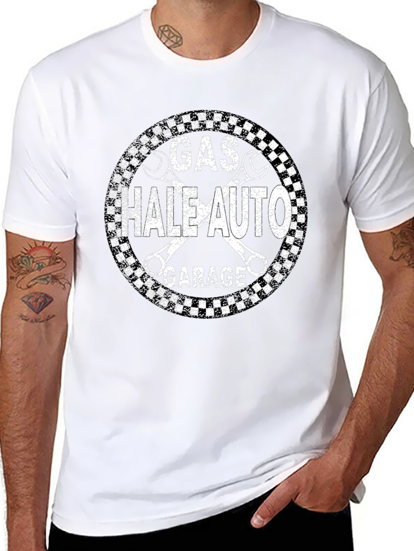 Gas Half Auto Garage Wrench T-Shirt