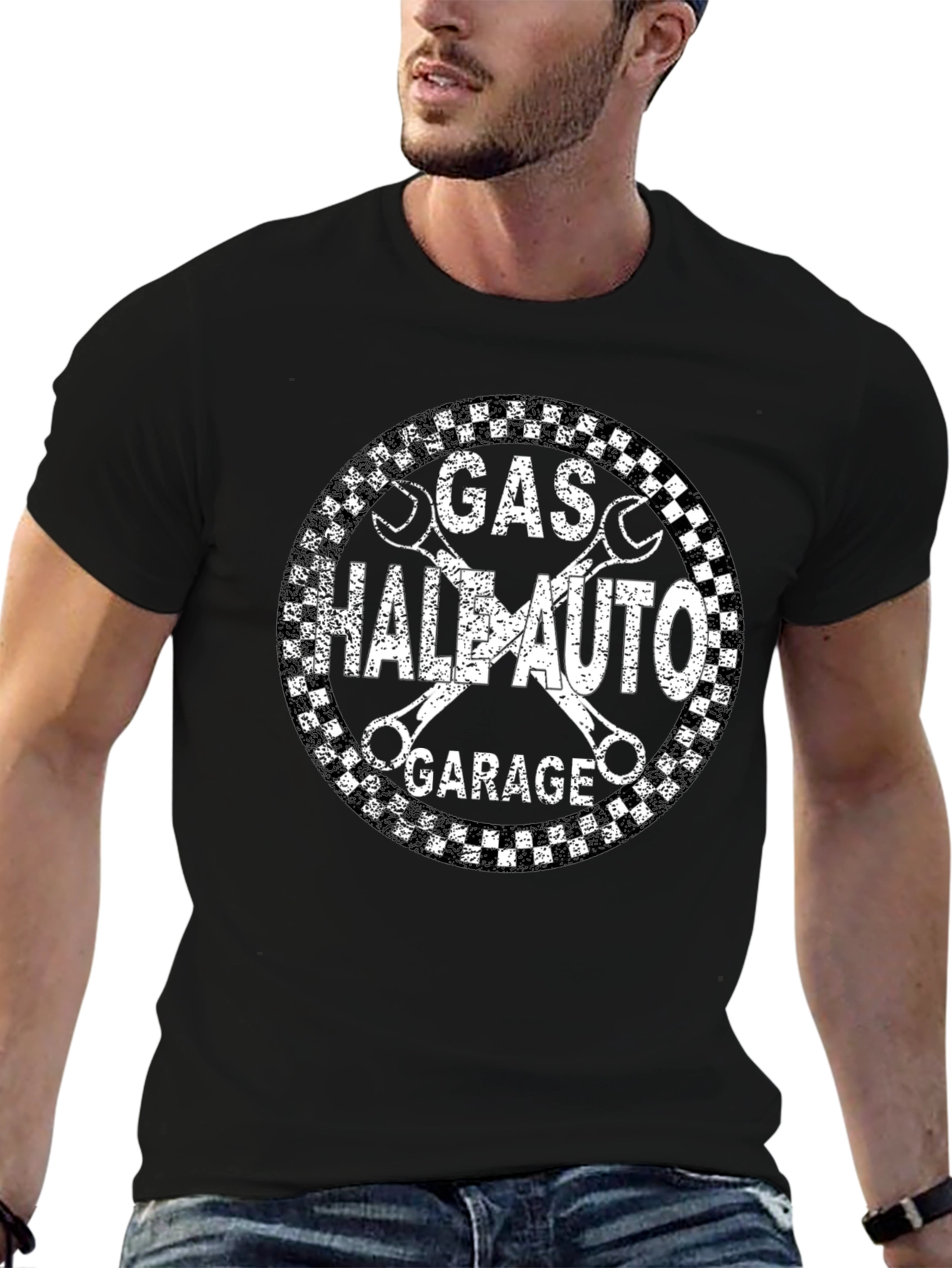 Gas Half Auto Garage Wrench T-Shirt